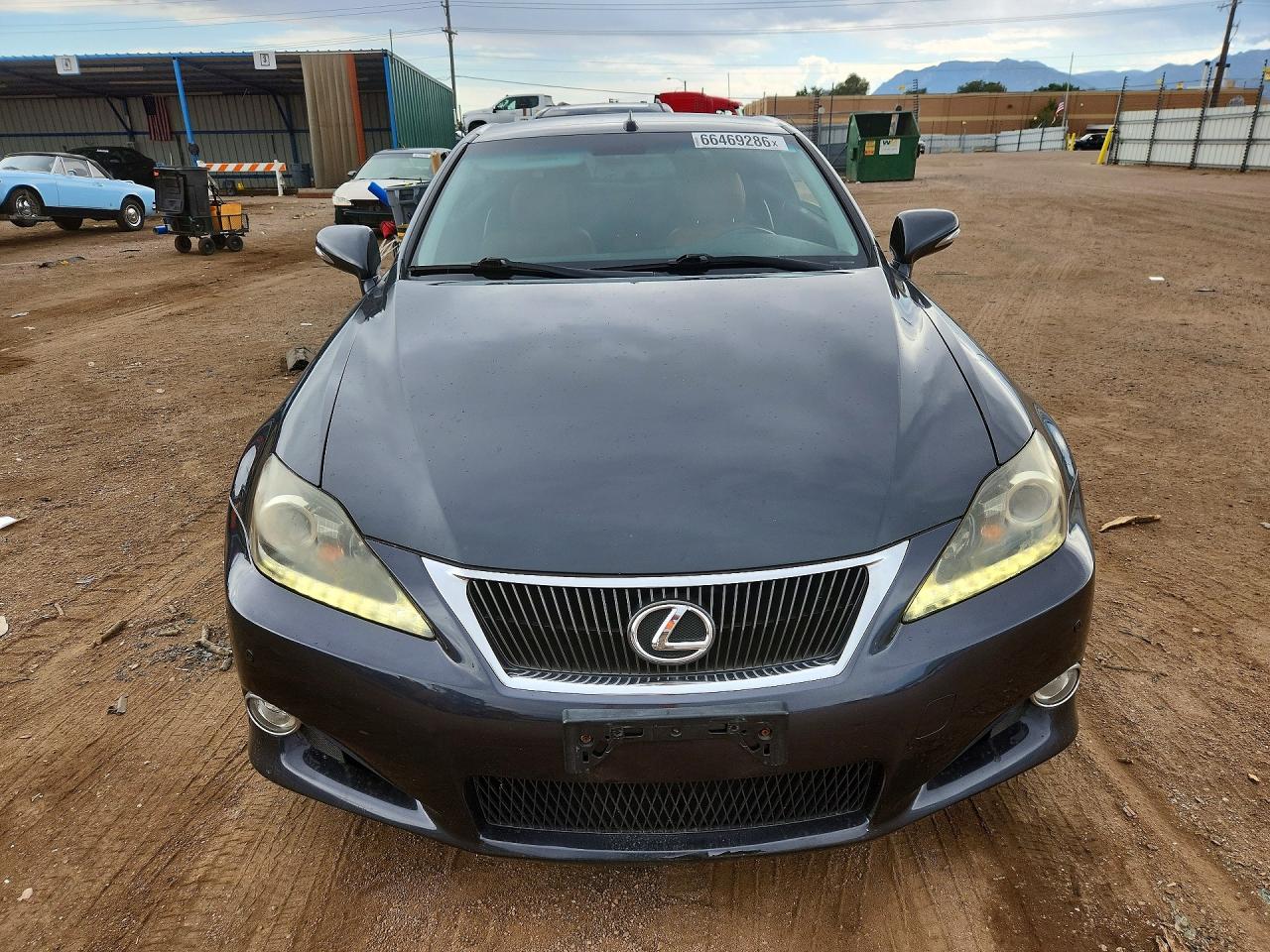 2011 Lexus Is 250c Base Charcoal vin: JTHFF2C28B2514959