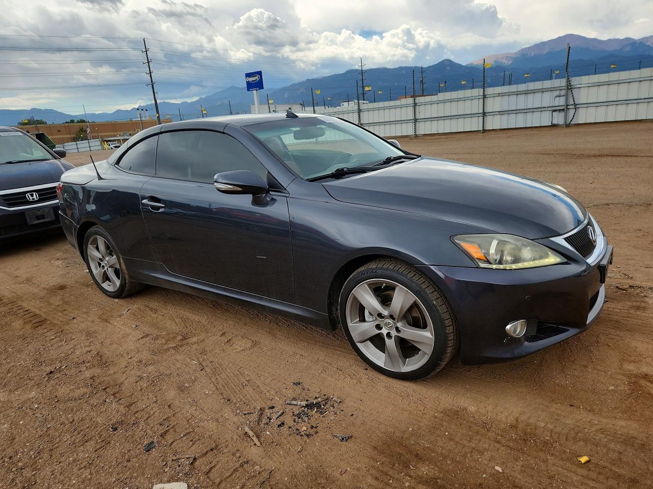 2011 Lexus Is 250c Base Charcoal vin: JTHFF2C28B2514959