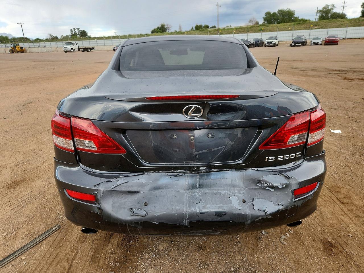 2011 Lexus Is 250c Base Charcoal vin: JTHFF2C28B2514959
