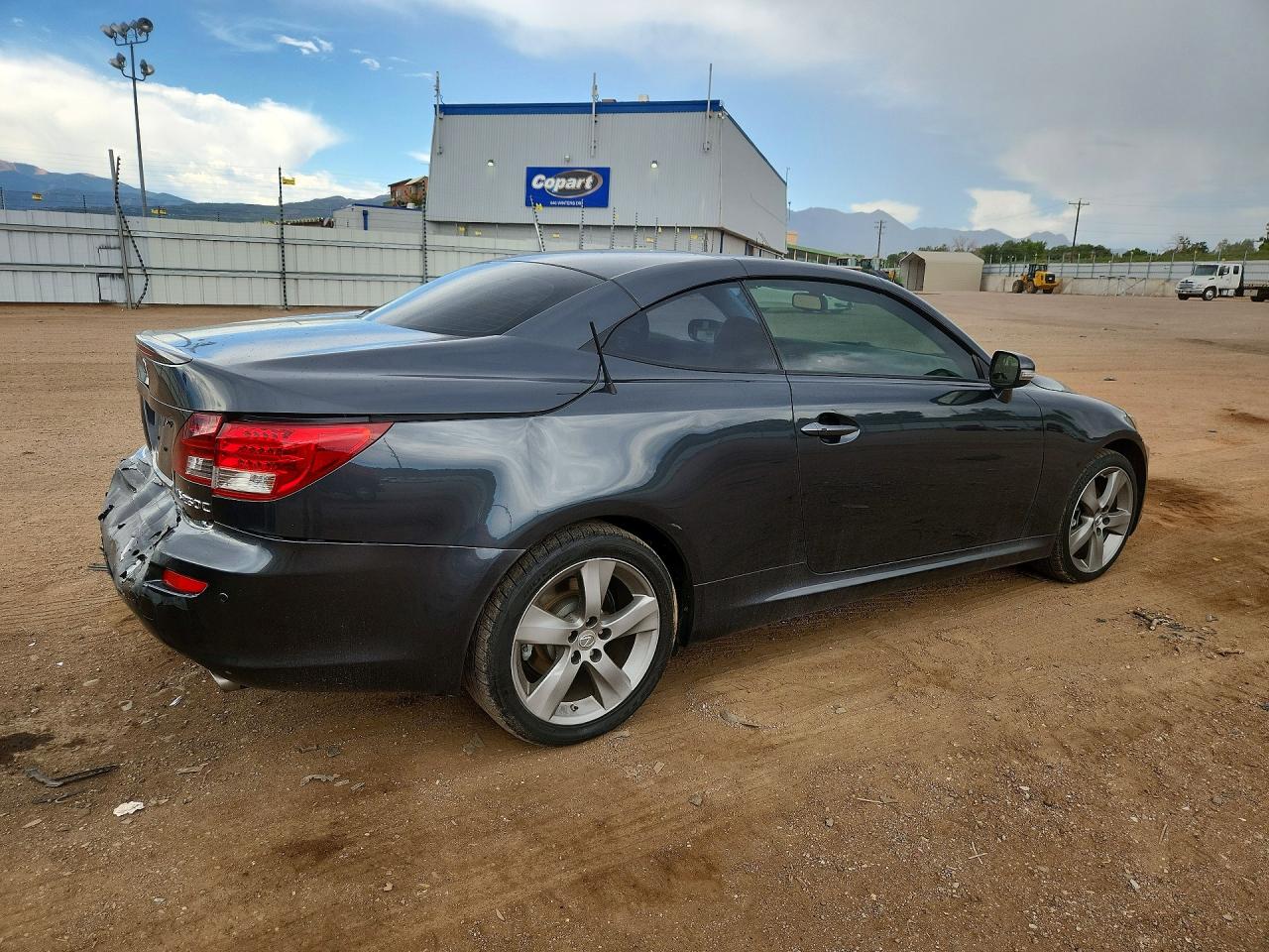 2011 Lexus Is 250c Base Charcoal vin: JTHFF2C28B2514959
