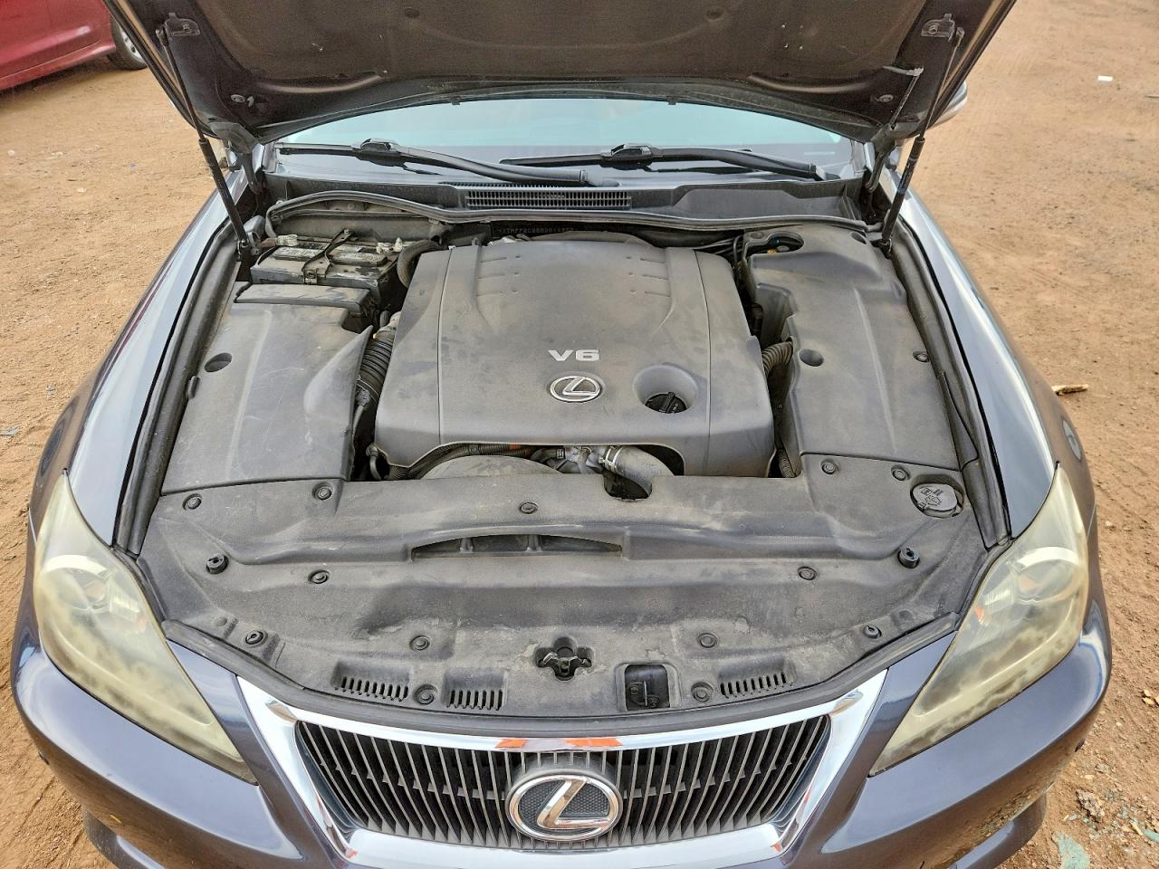 2011 Lexus Is 250c Base Charcoal vin: JTHFF2C28B2514959