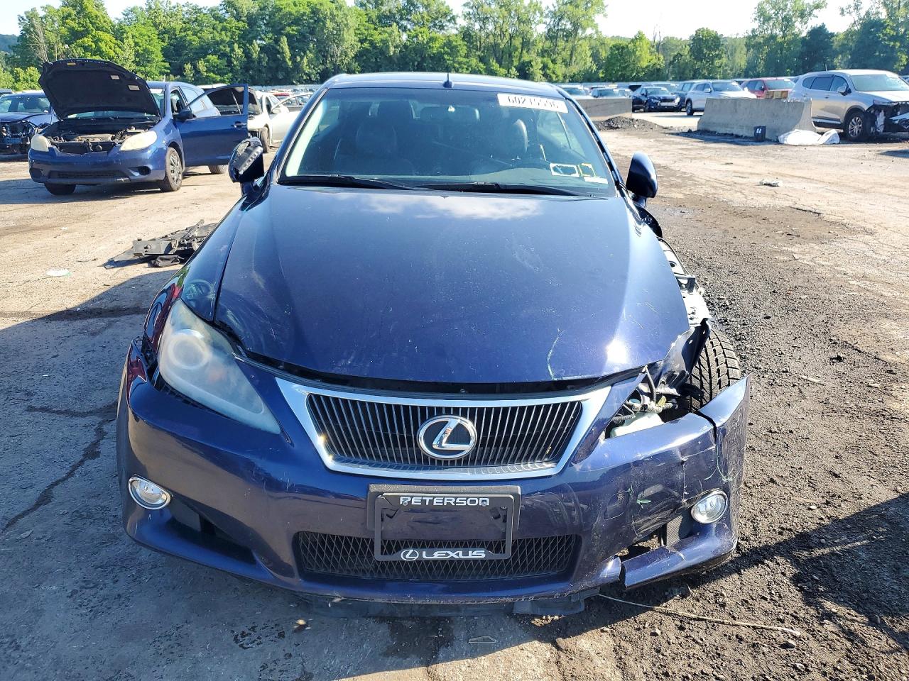 2011 Lexus Is 250 Blue vin: JTHFF2C28B2520082