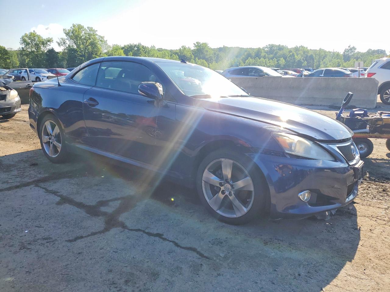2011 Lexus Is 250 Blue vin: JTHFF2C28B2520082