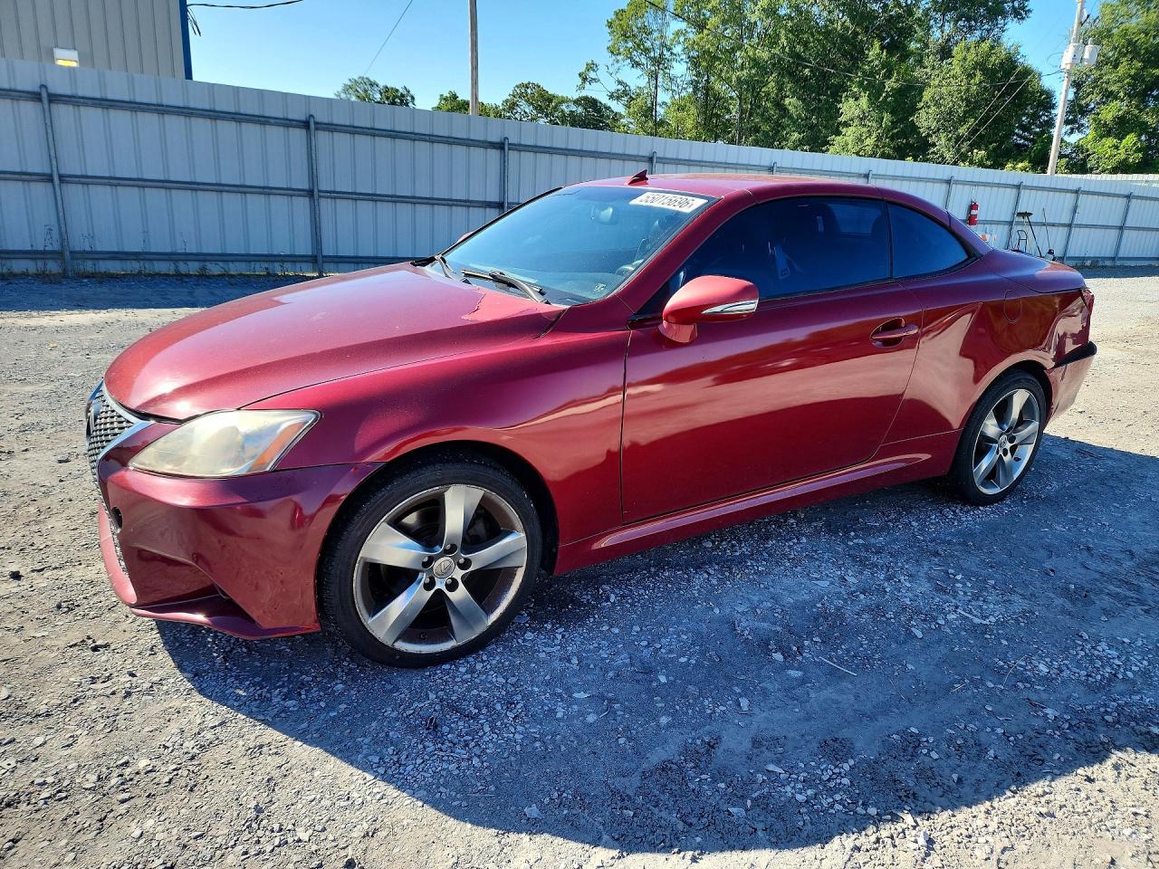 2011 Lexus Is 250 Burgundy vin: JTHFF2C28B2520177