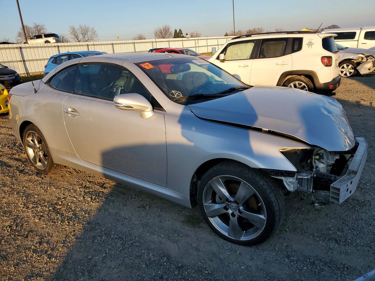 2010 Lexus Is 250c Base Silver vin: JTHFF2C28B2520647