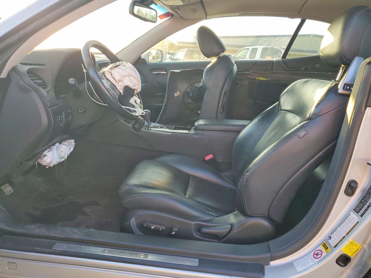 2010 Lexus Is 250c Base Silver vin: JTHFF2C28B2520647
