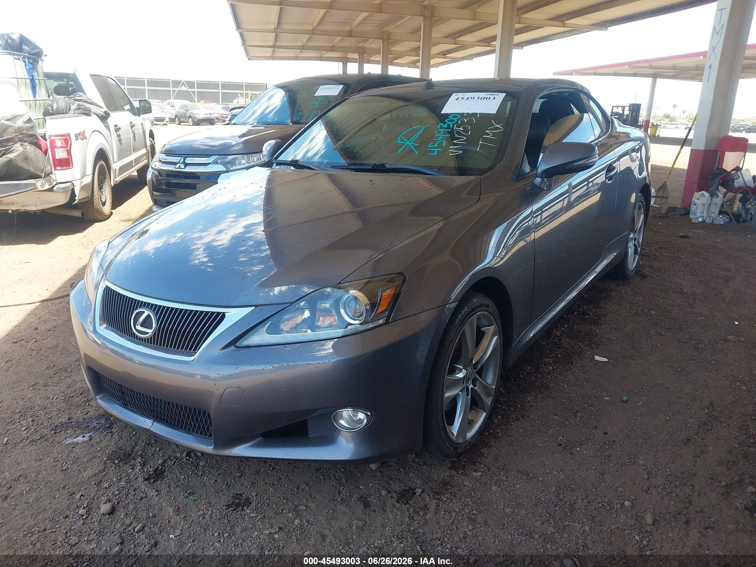2015 Lexus Is 250c   Gray vin: JTHFF2C28F2533081
