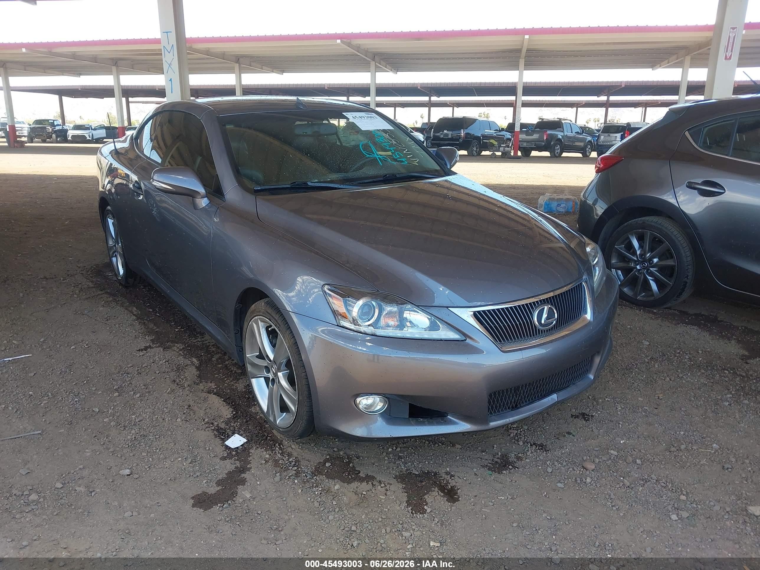 2015 Lexus Is 250c   Gray vin: JTHFF2C28F2533081