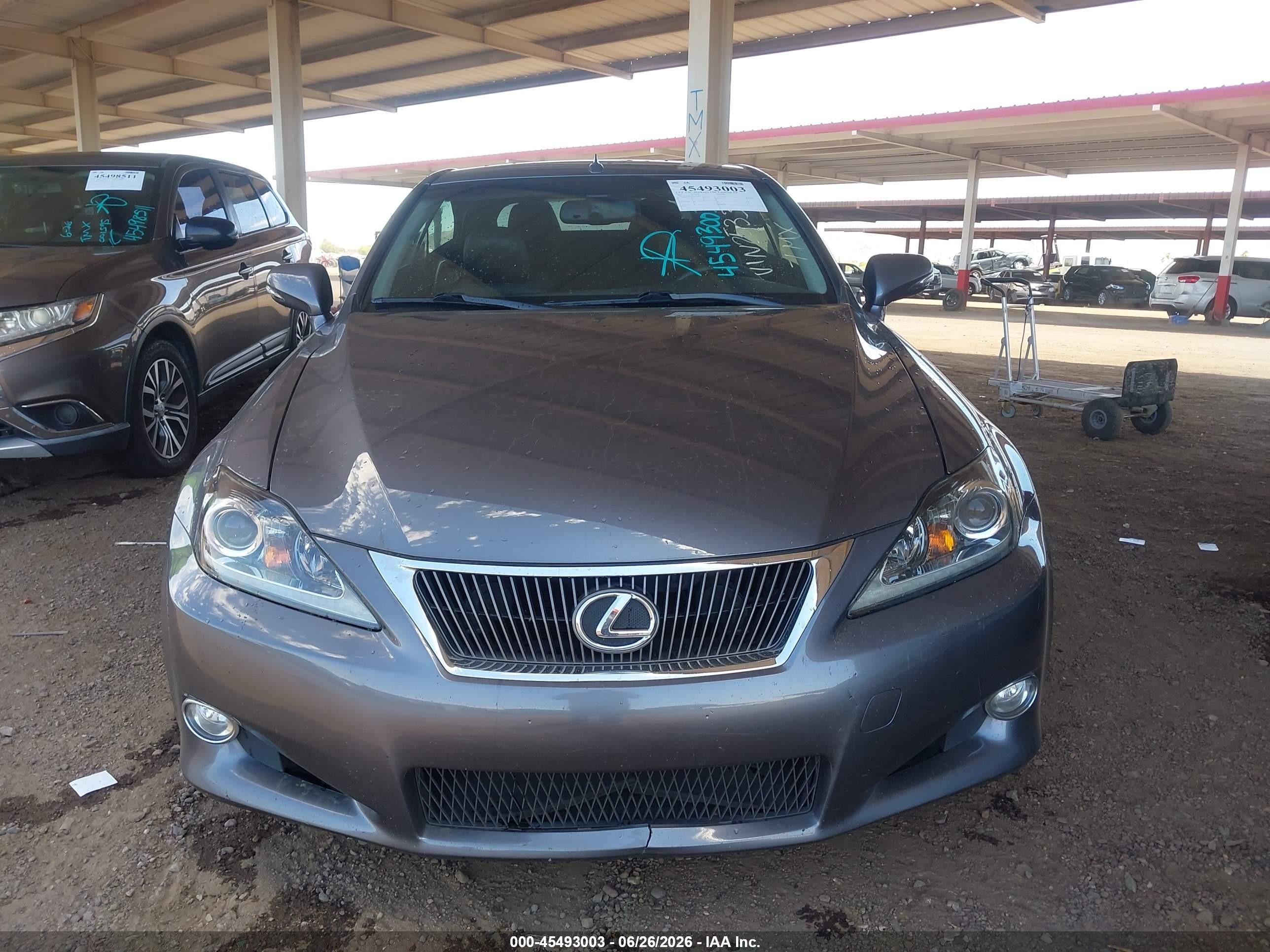2015 Lexus Is 250c   Gray vin: JTHFF2C28F2533081