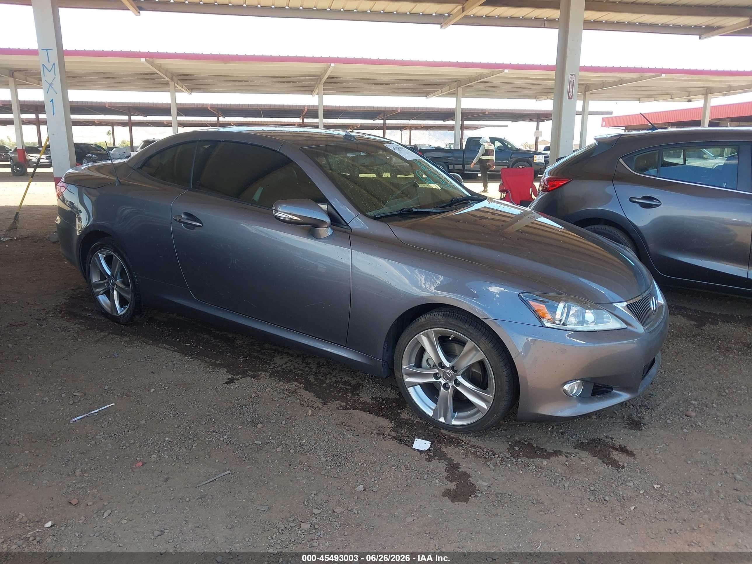 2015 Lexus Is 250c   Gray vin: JTHFF2C28F2533081