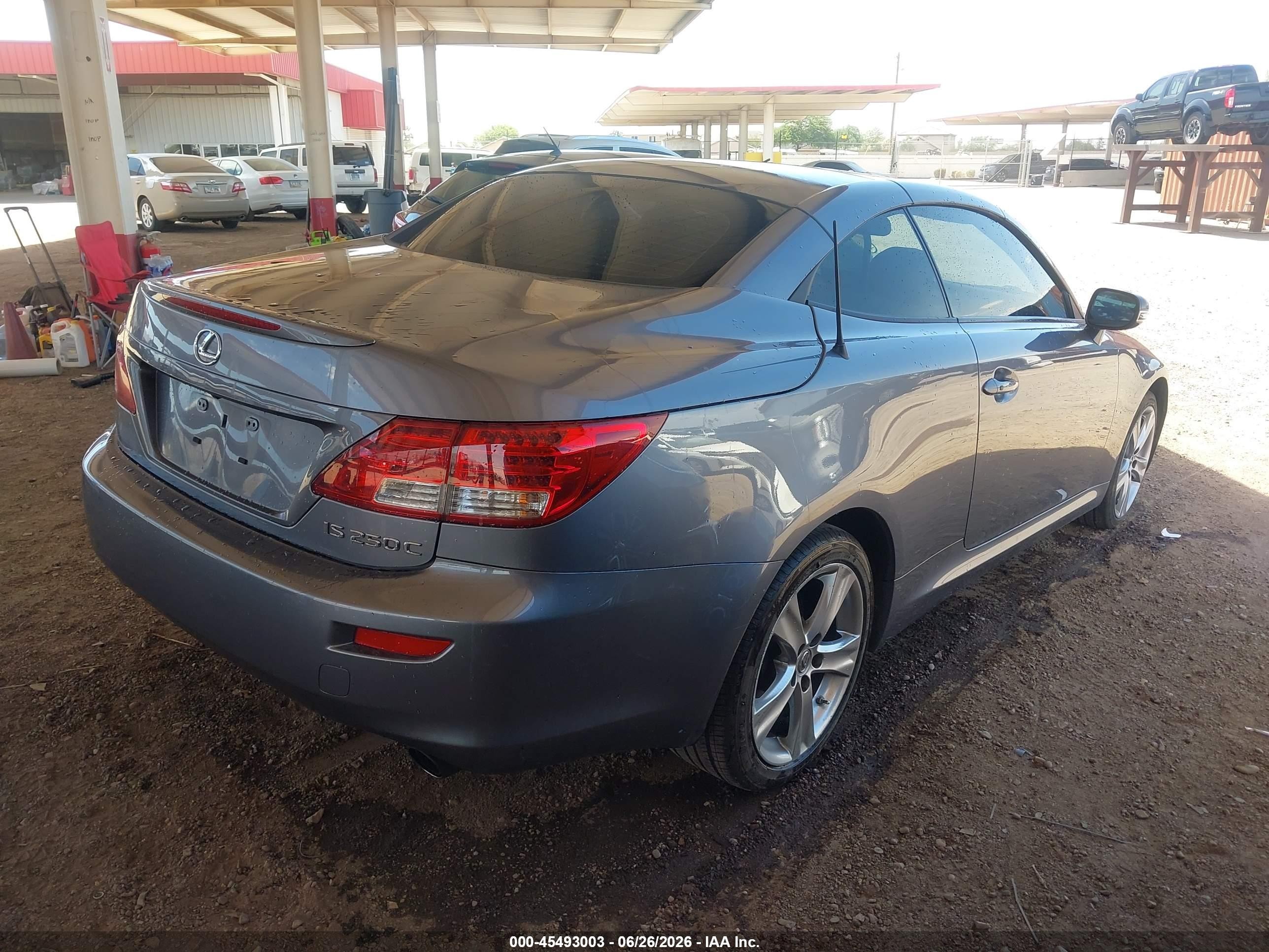 2015 Lexus Is 250c   Gray vin: JTHFF2C28F2533081