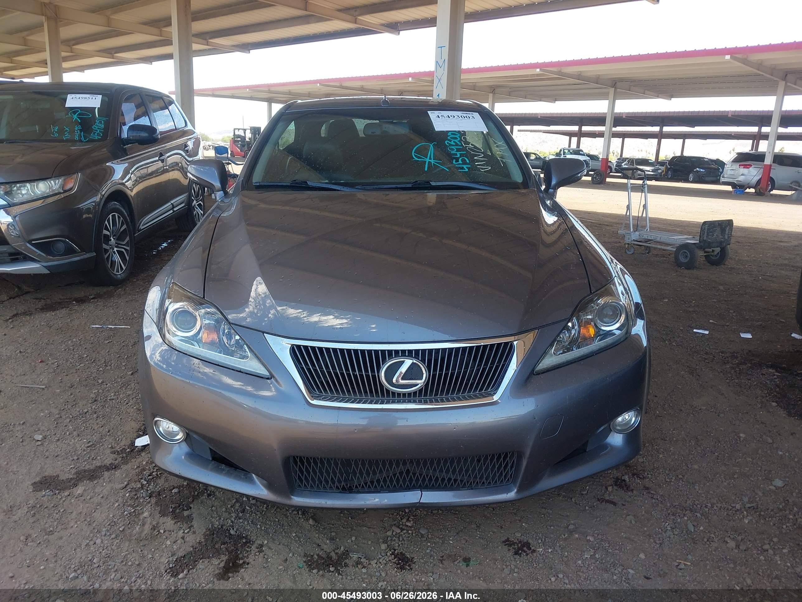 2015 Lexus Is 250c   Gray vin: JTHFF2C28F2533081