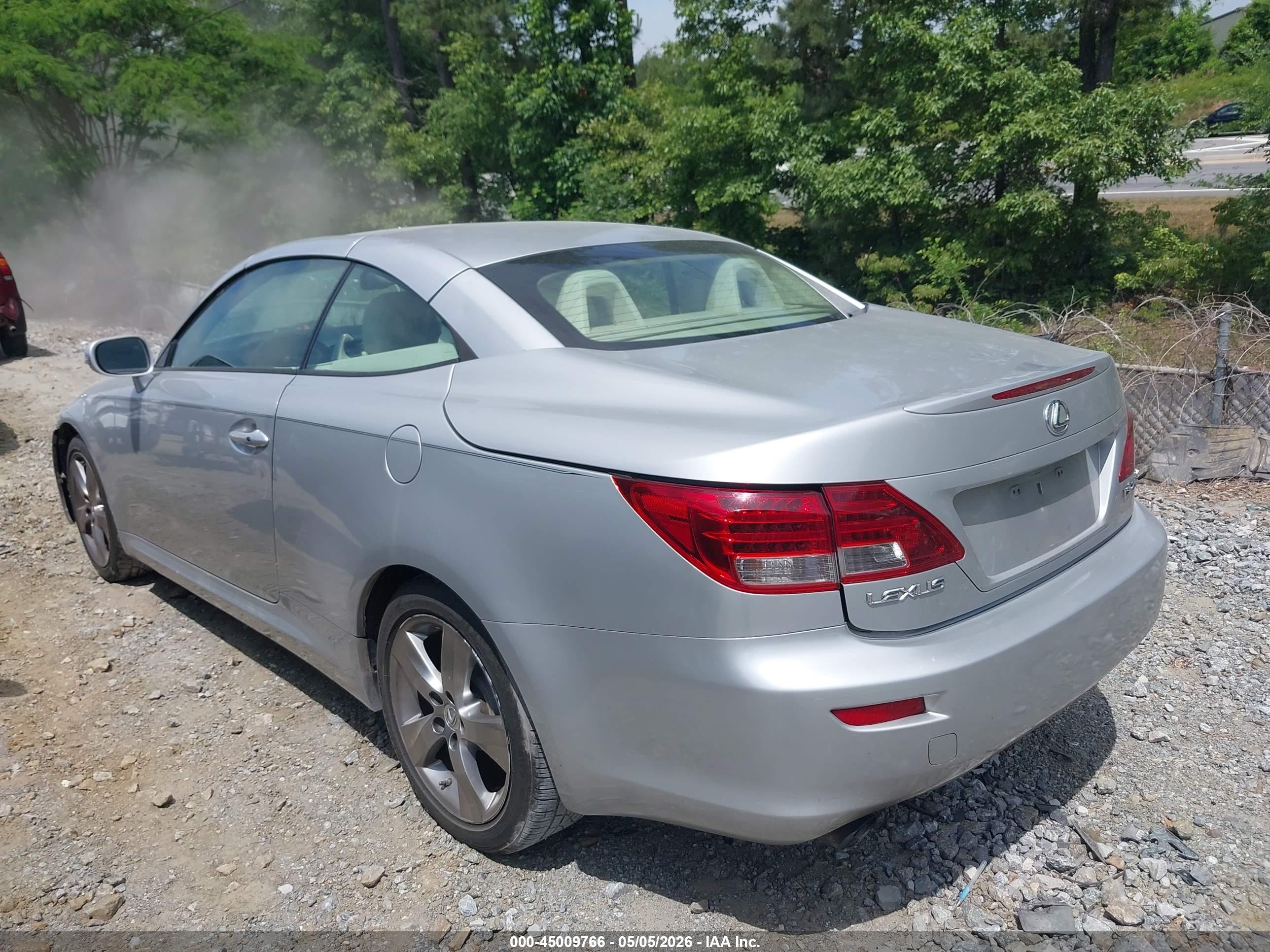 2010 Lexus Is 250c   Silver vin: JTHFF2C29A2507243