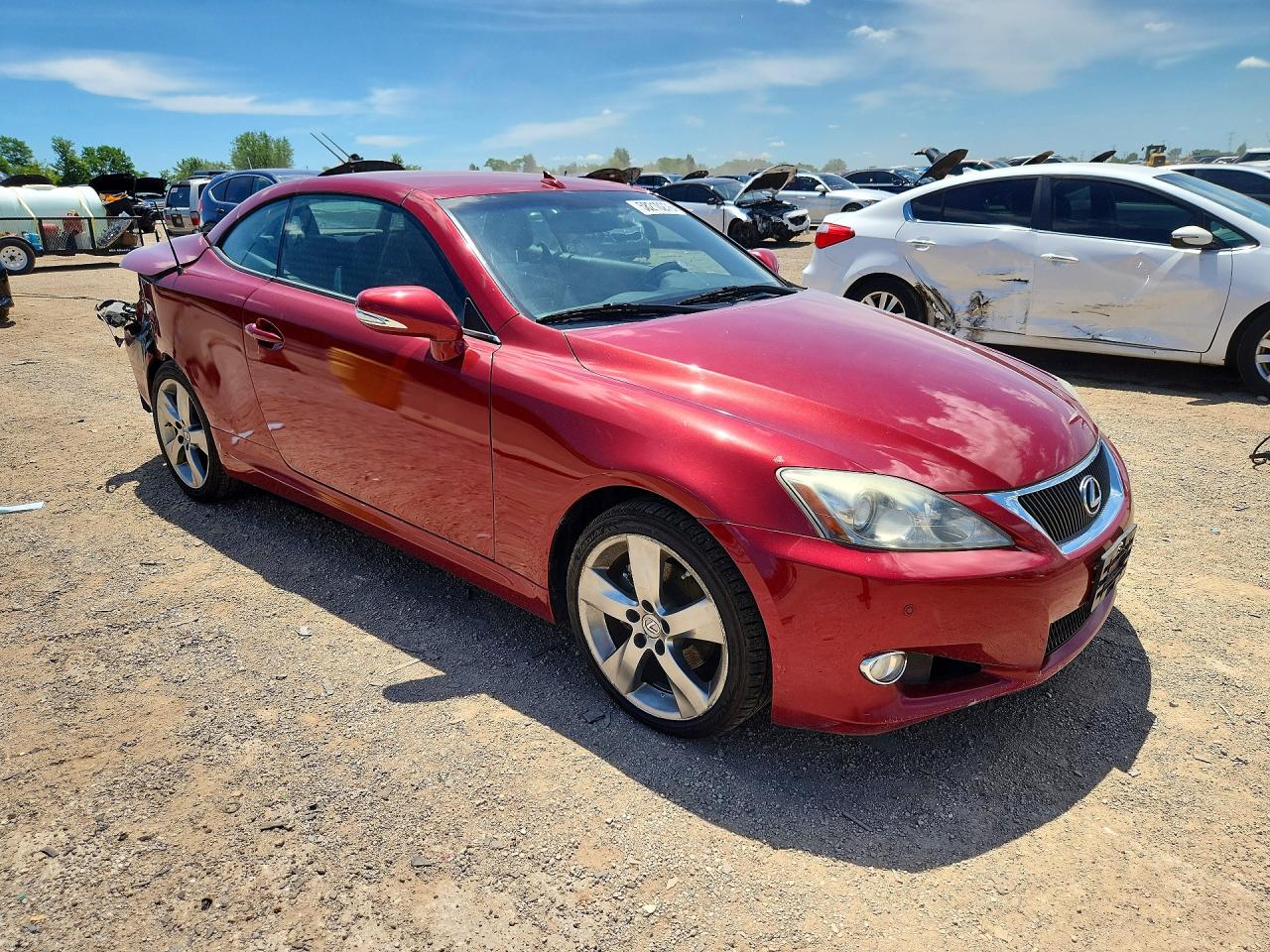 2010 Lexus Is 250 Burgundy vin: JTHFF2C29A2507517