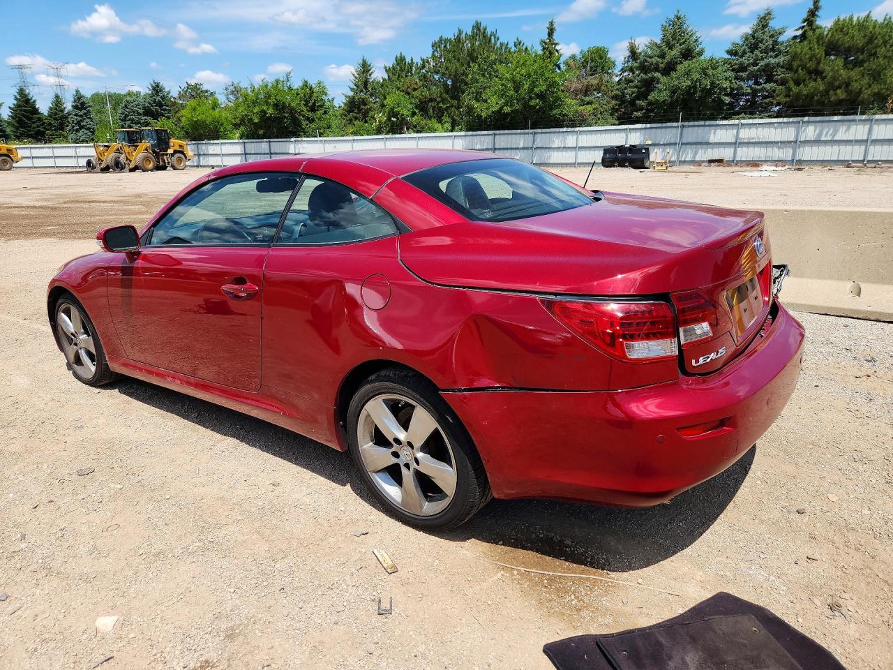 2010 Lexus Is 250 Burgundy vin: JTHFF2C29A2507517
