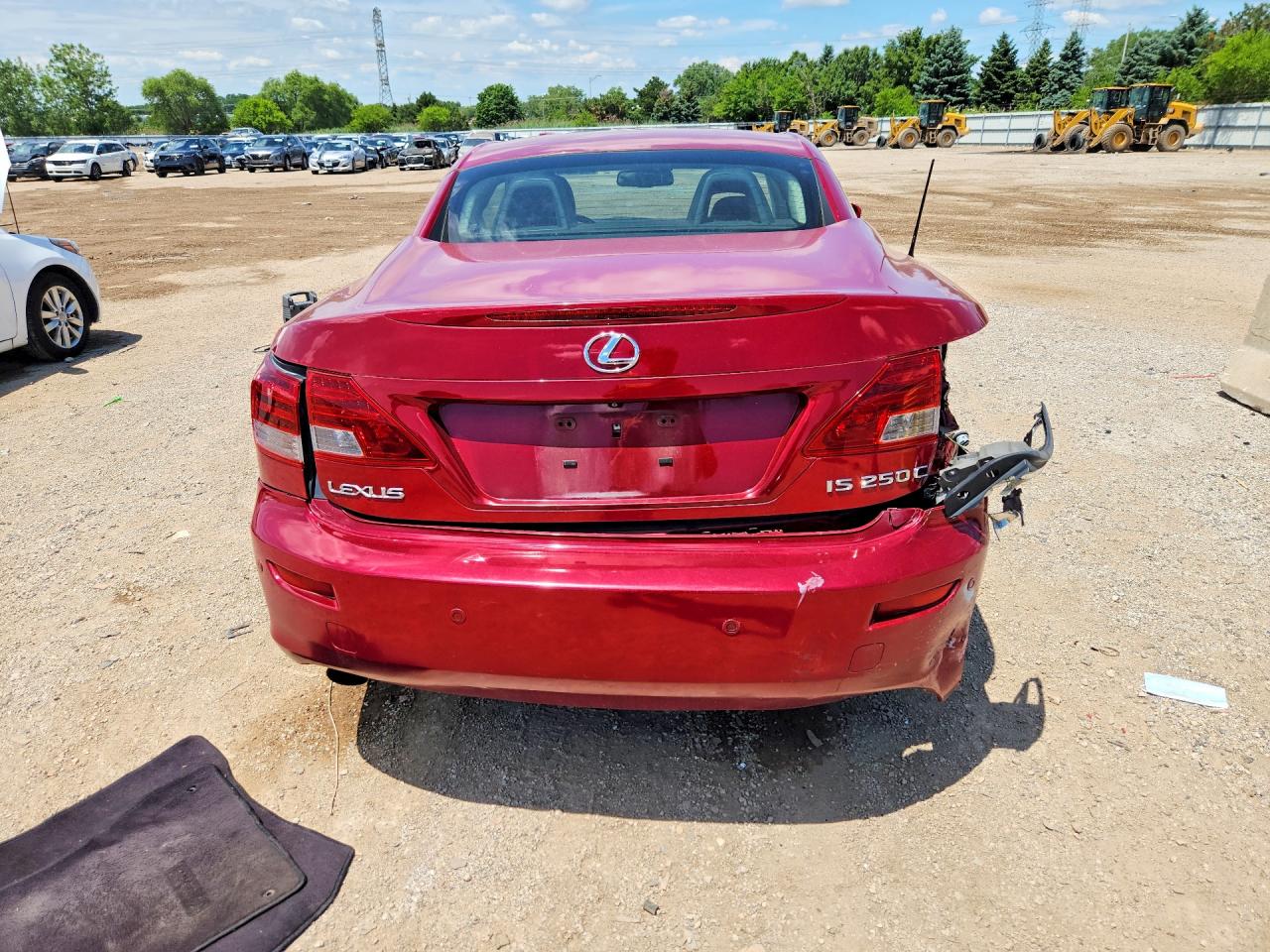 2010 Lexus Is 250 Burgundy vin: JTHFF2C29A2507517