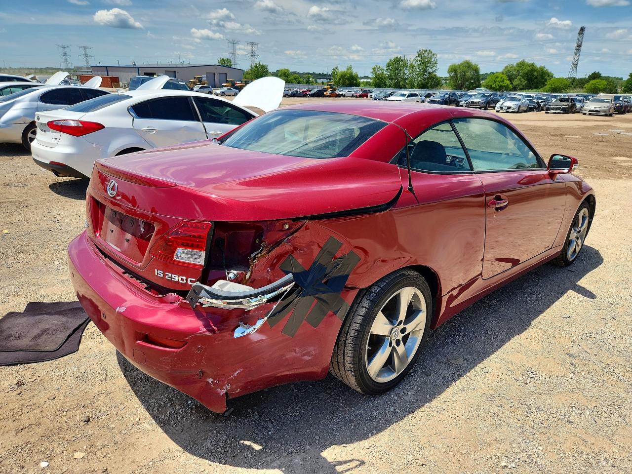 2010 Lexus Is 250 Burgundy vin: JTHFF2C29A2507517