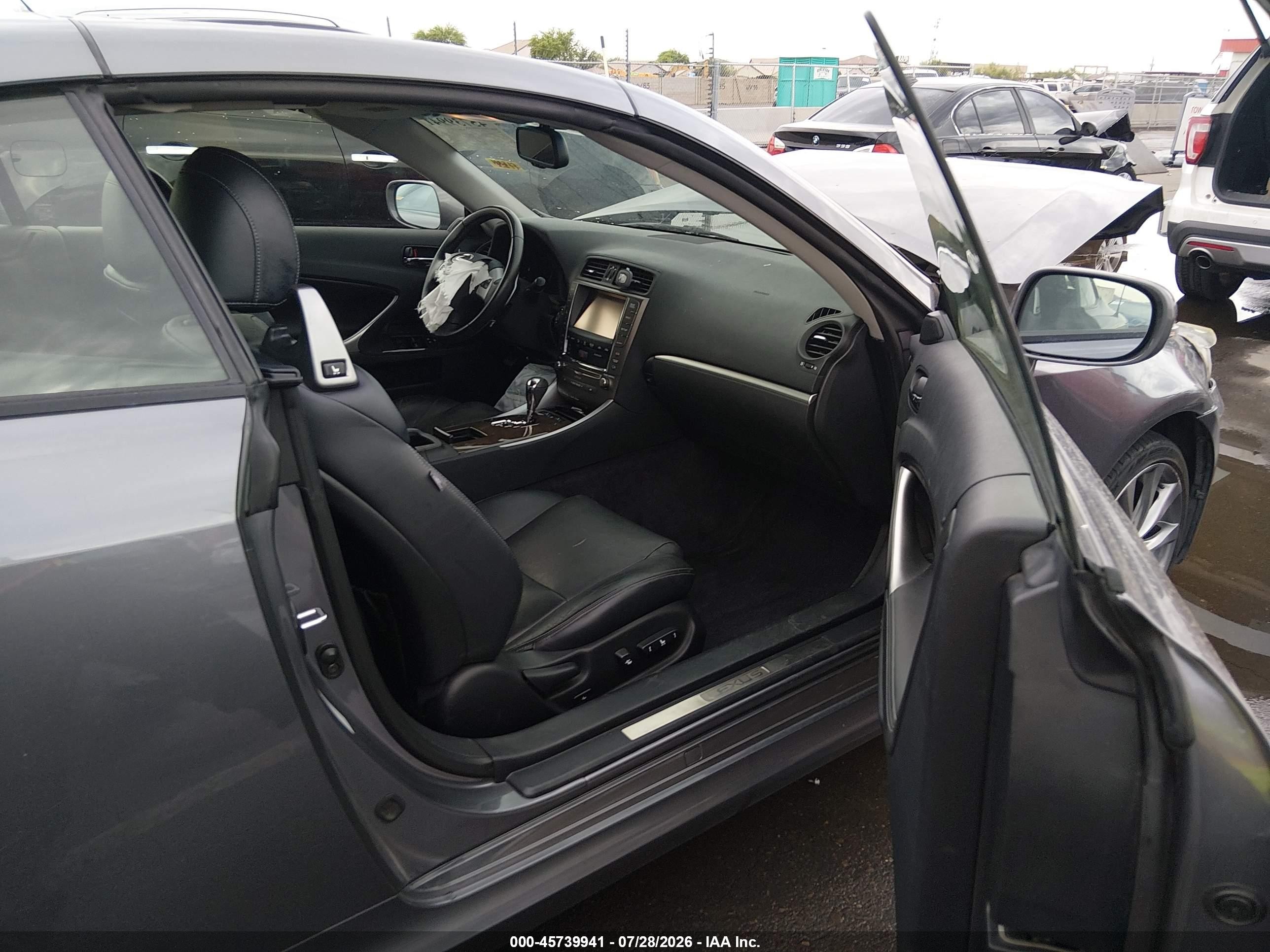 2013 Lexus Is 250c   Серый vin: JTHFF2C29D2527559
