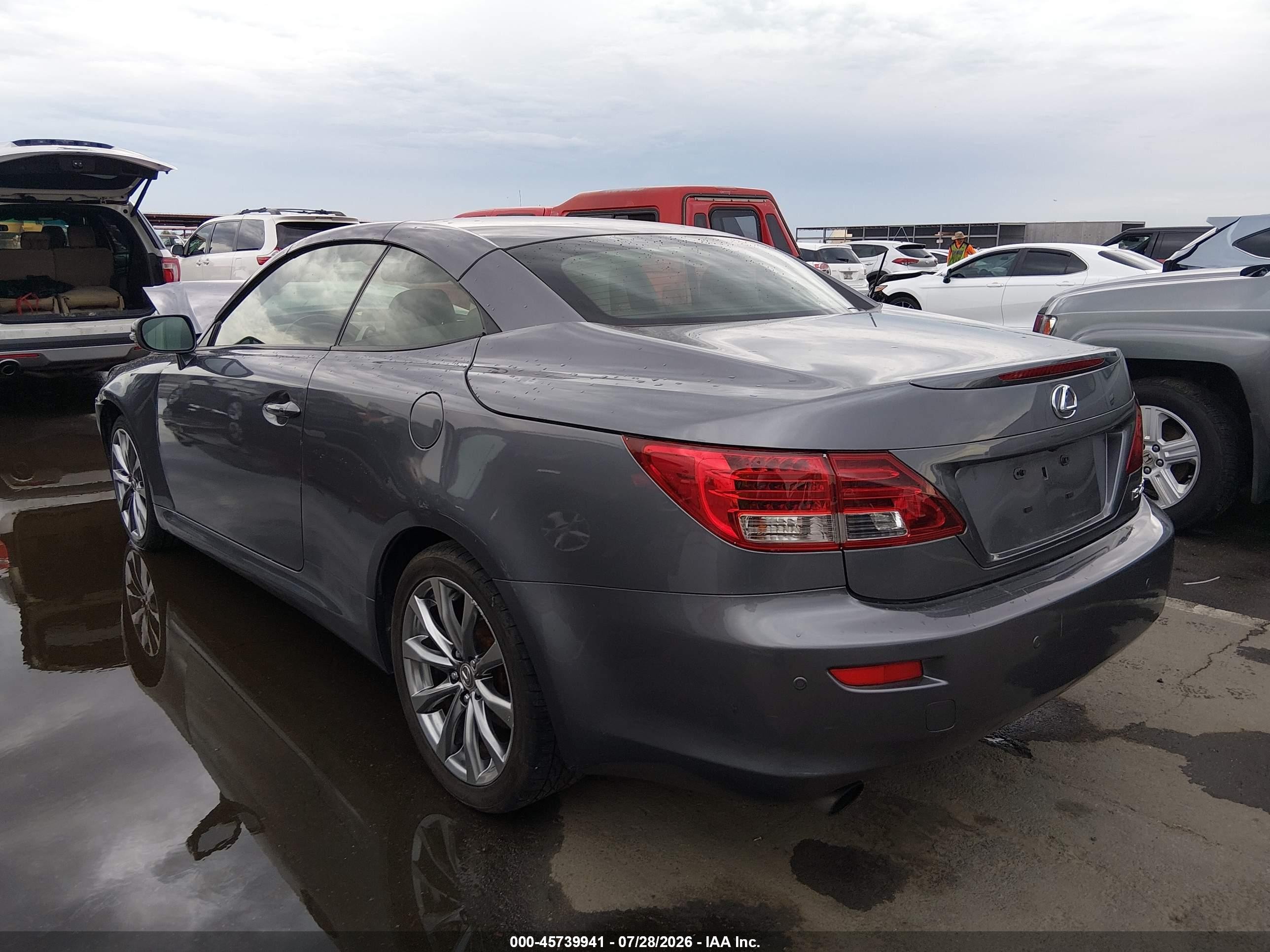 2013 Lexus Is 250c   Серый vin: JTHFF2C29D2527559