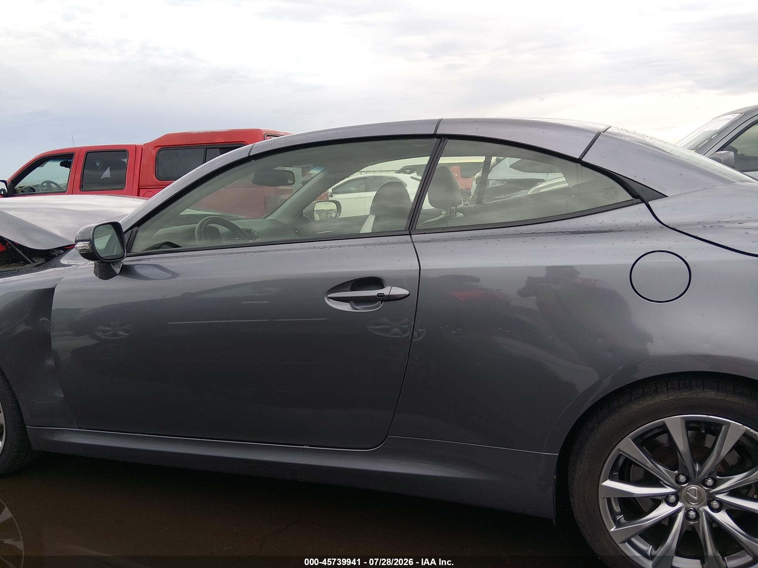 2013 Lexus Is 250c   Серый vin: JTHFF2C29D2527559