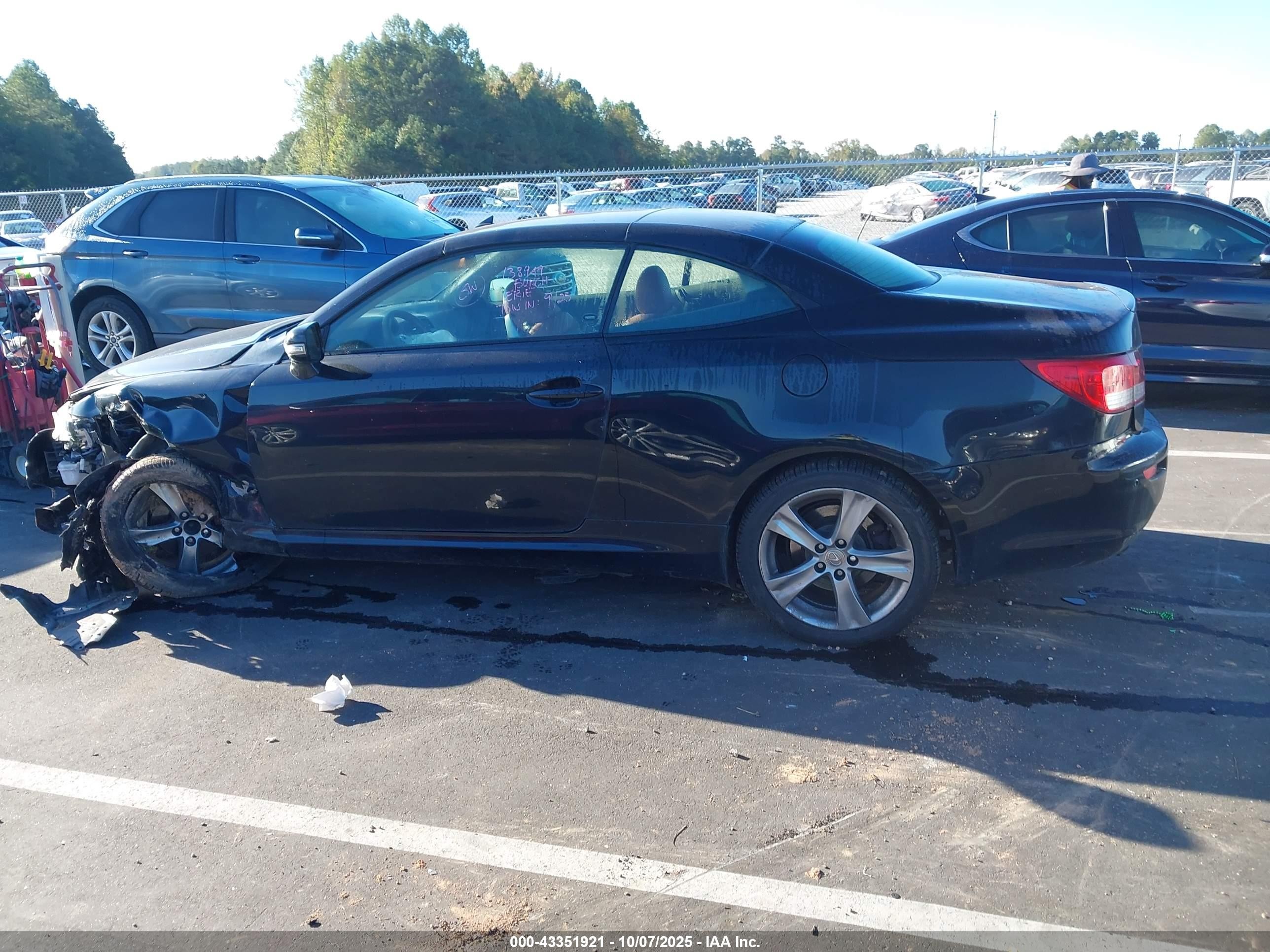 2015 Lexus Is 250c   Black vin: JTHFF2C29F2532439