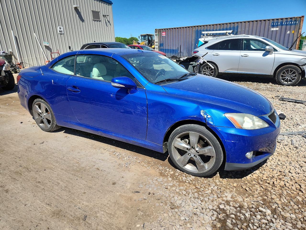 2010 Lexus Is 250 Blue vin: JTHFF2C2XA2502259