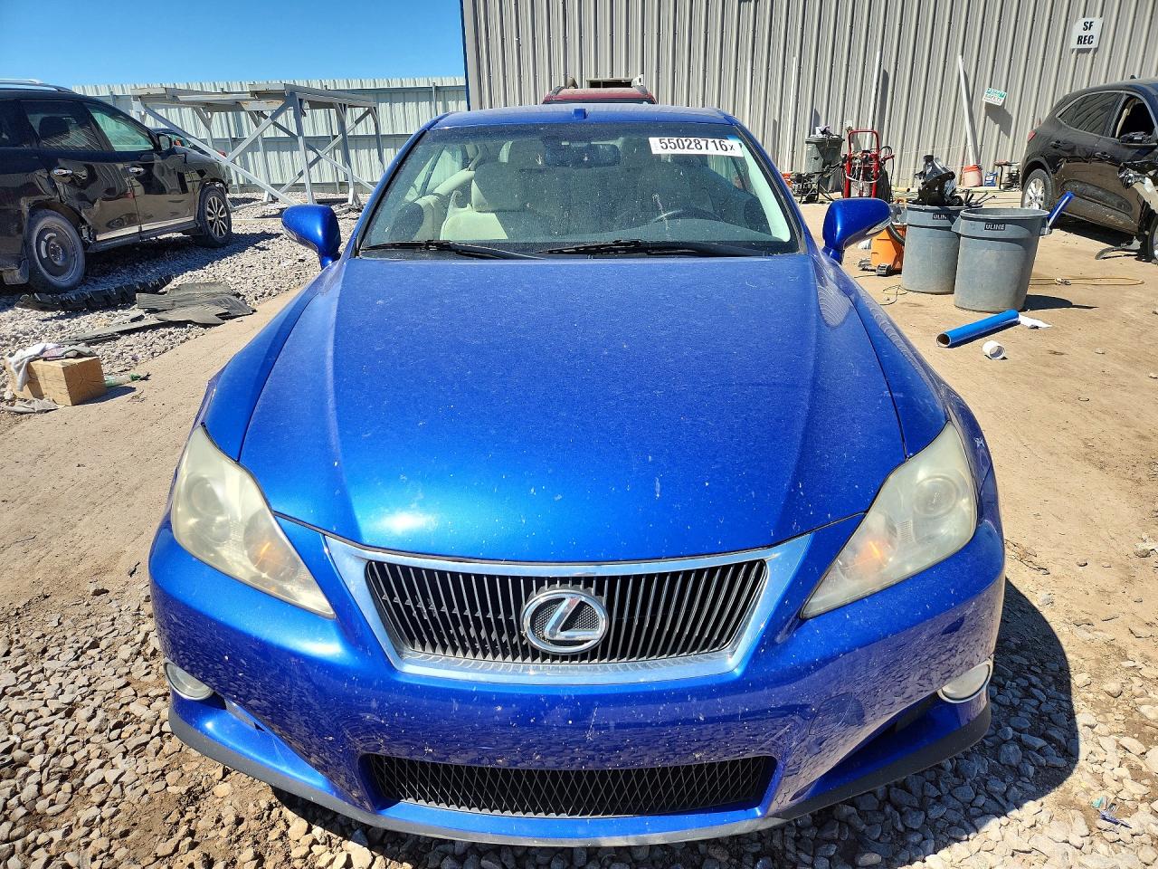 2010 Lexus Is 250 Blue vin: JTHFF2C2XA2502259