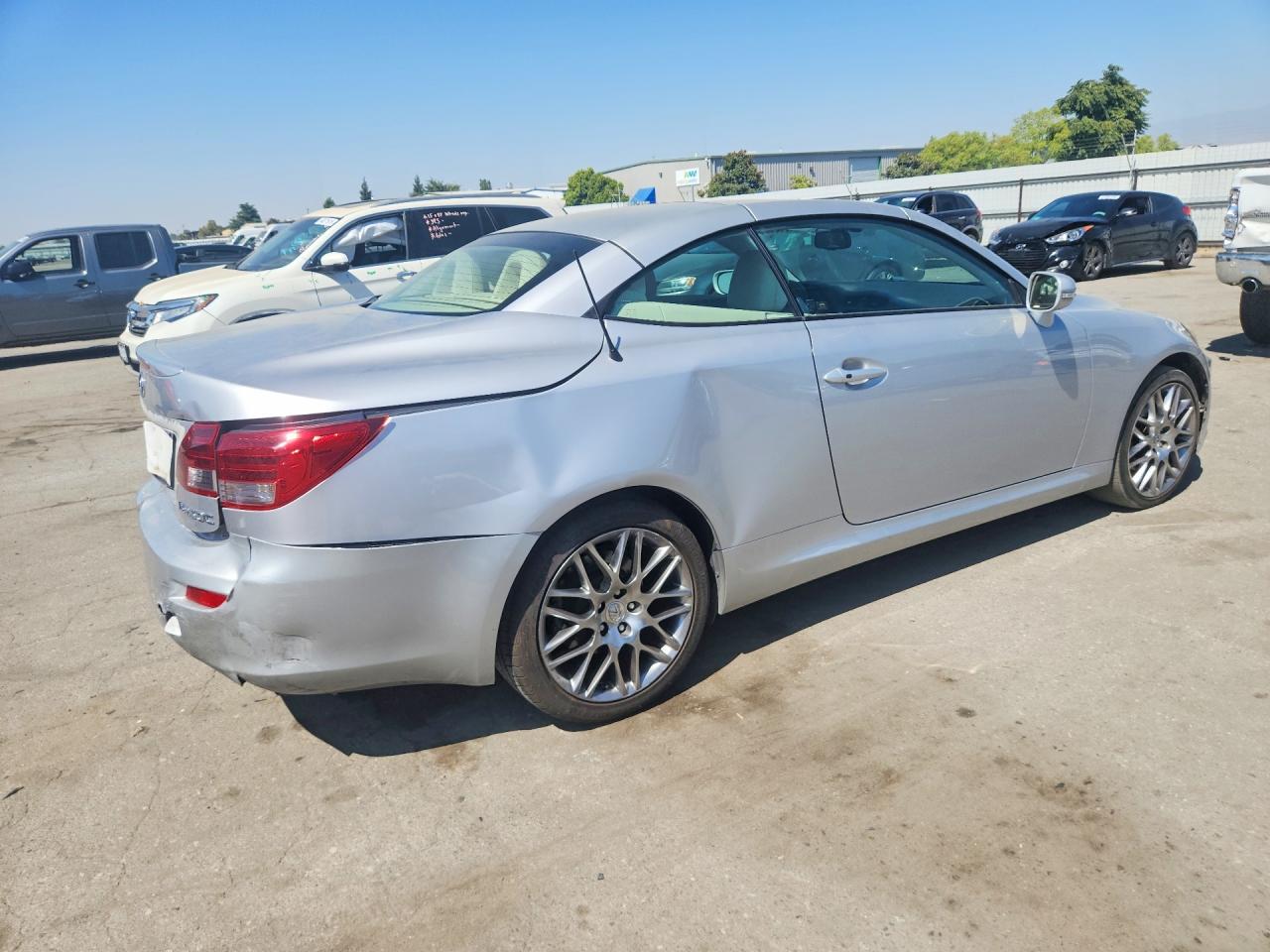2010 Lexus Is 250c Base Silver vin: JTHFF2C2XA2503282