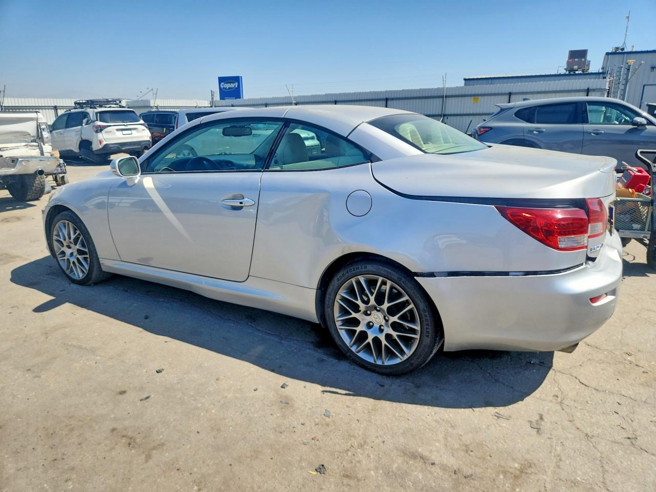 2010 Lexus Is 250c Base Silver vin: JTHFF2C2XA2503282