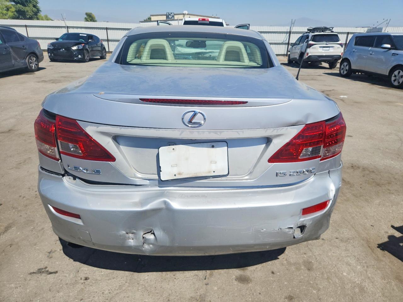 2010 Lexus Is 250c Base Silver vin: JTHFF2C2XA2503282