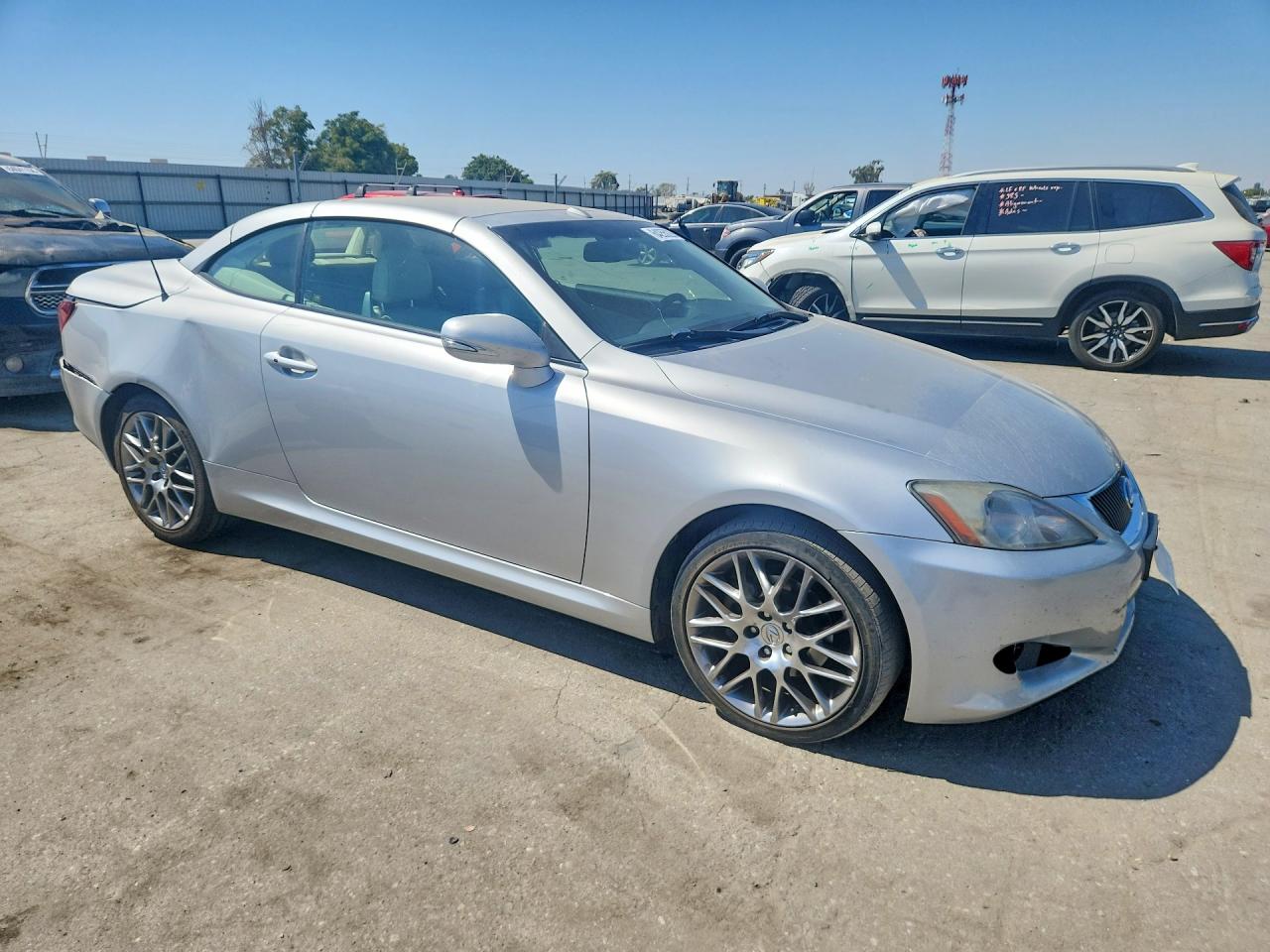 2010 Lexus Is 250c Base Silver vin: JTHFF2C2XA2503282