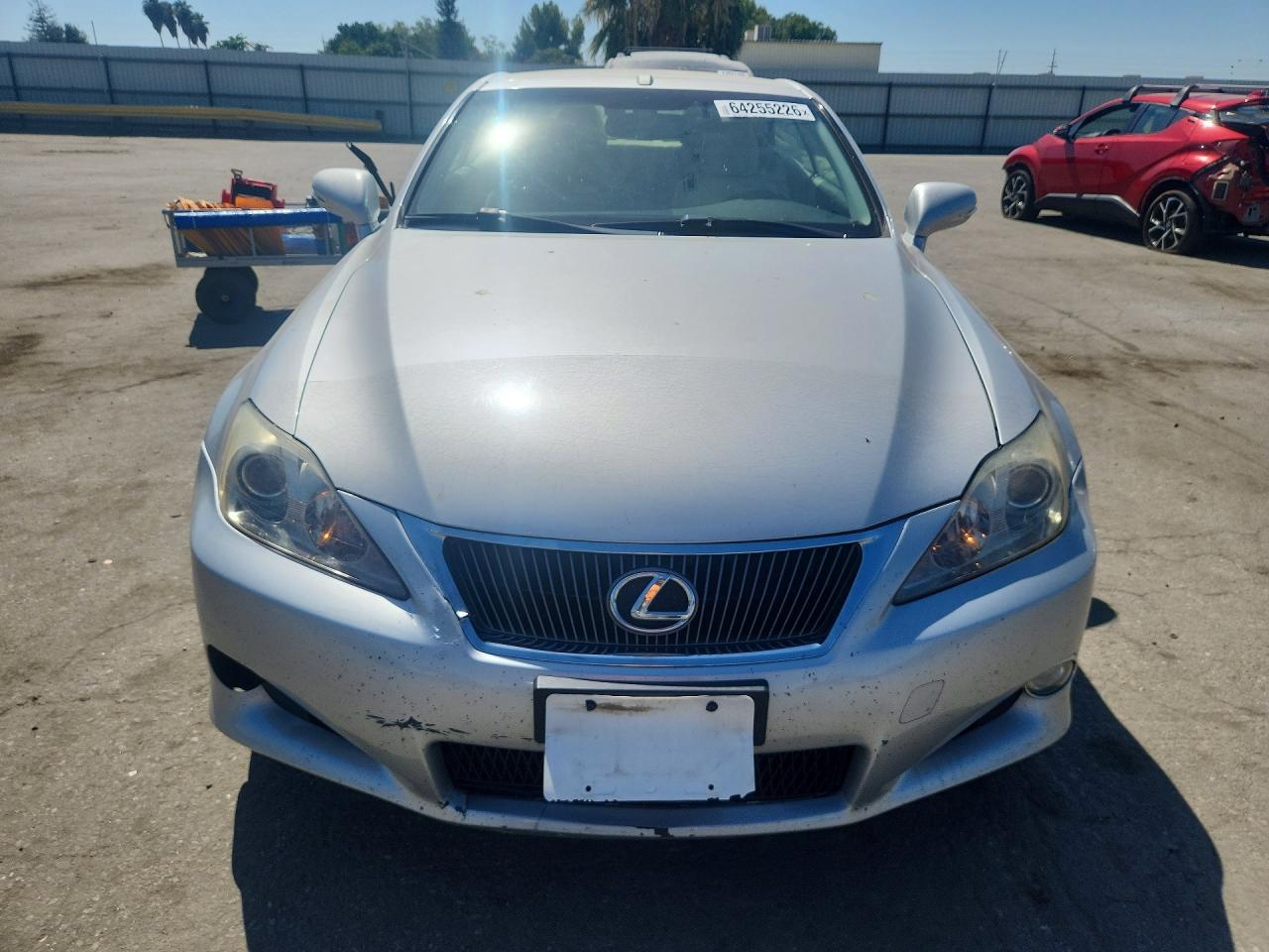 2010 Lexus Is 250c Base Silver vin: JTHFF2C2XA2503282