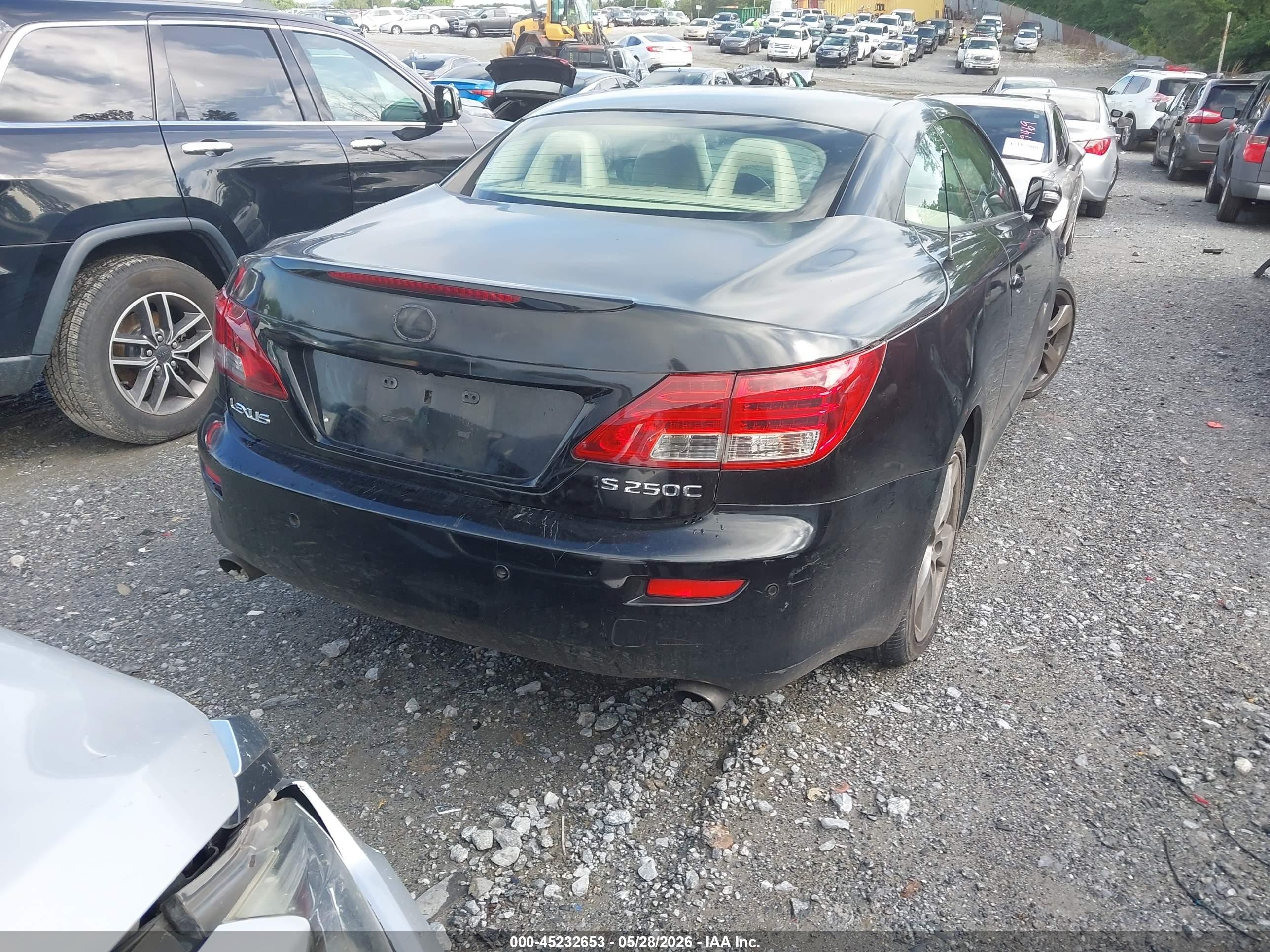 2010 Lexus Is 250c   Черный vin: JTHFF2C2XA2513181