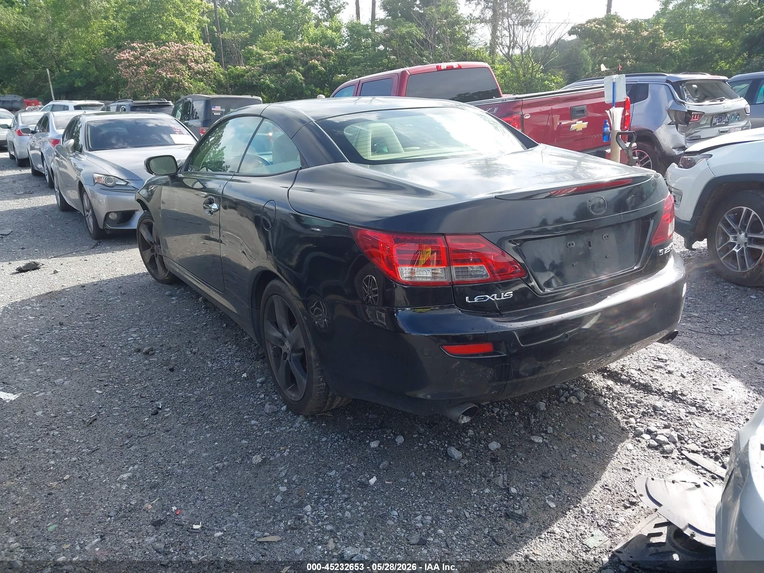 2010 Lexus Is 250c   Черный vin: JTHFF2C2XA2513181