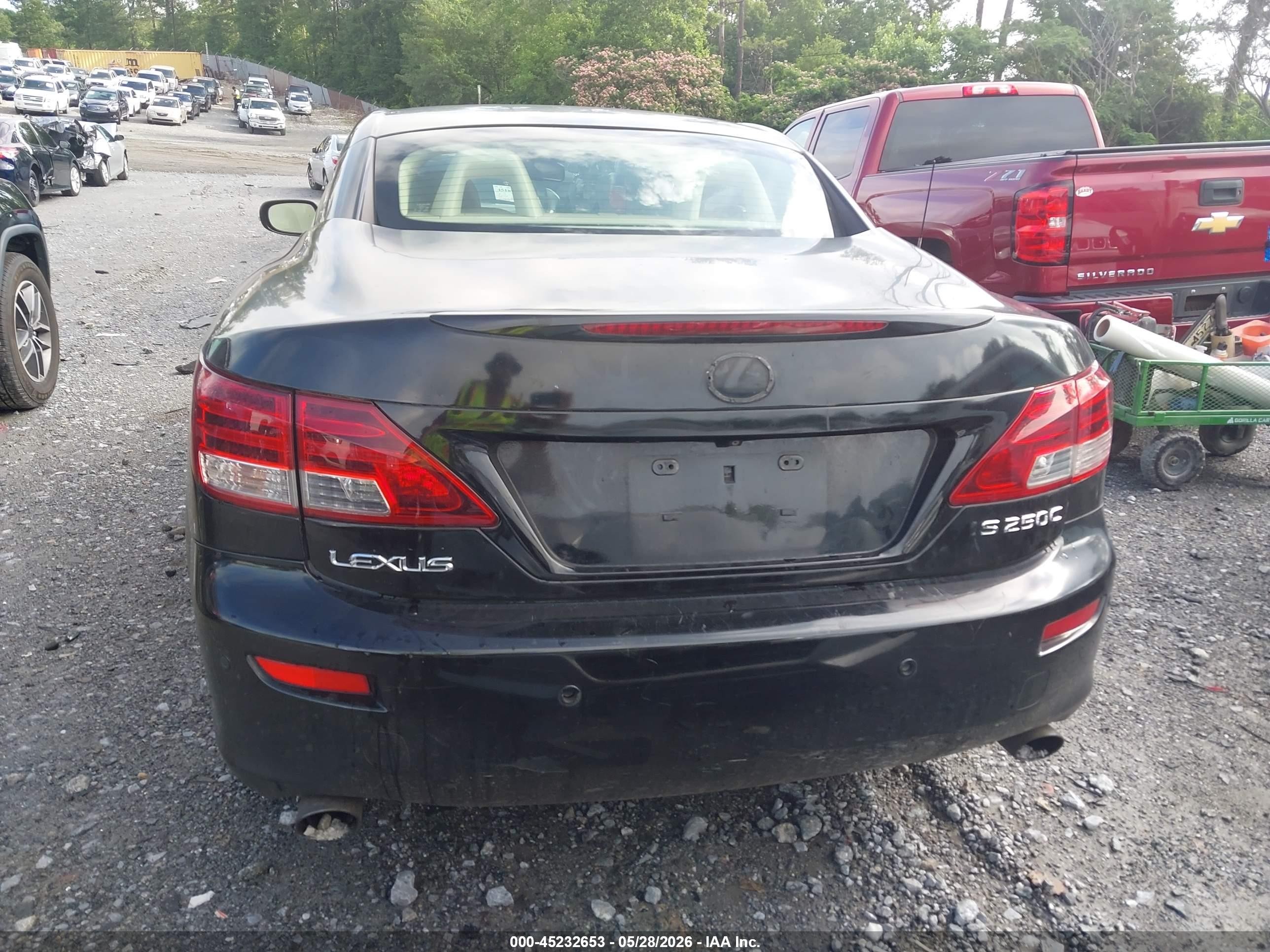 2010 Lexus Is 250c   Черный vin: JTHFF2C2XA2513181