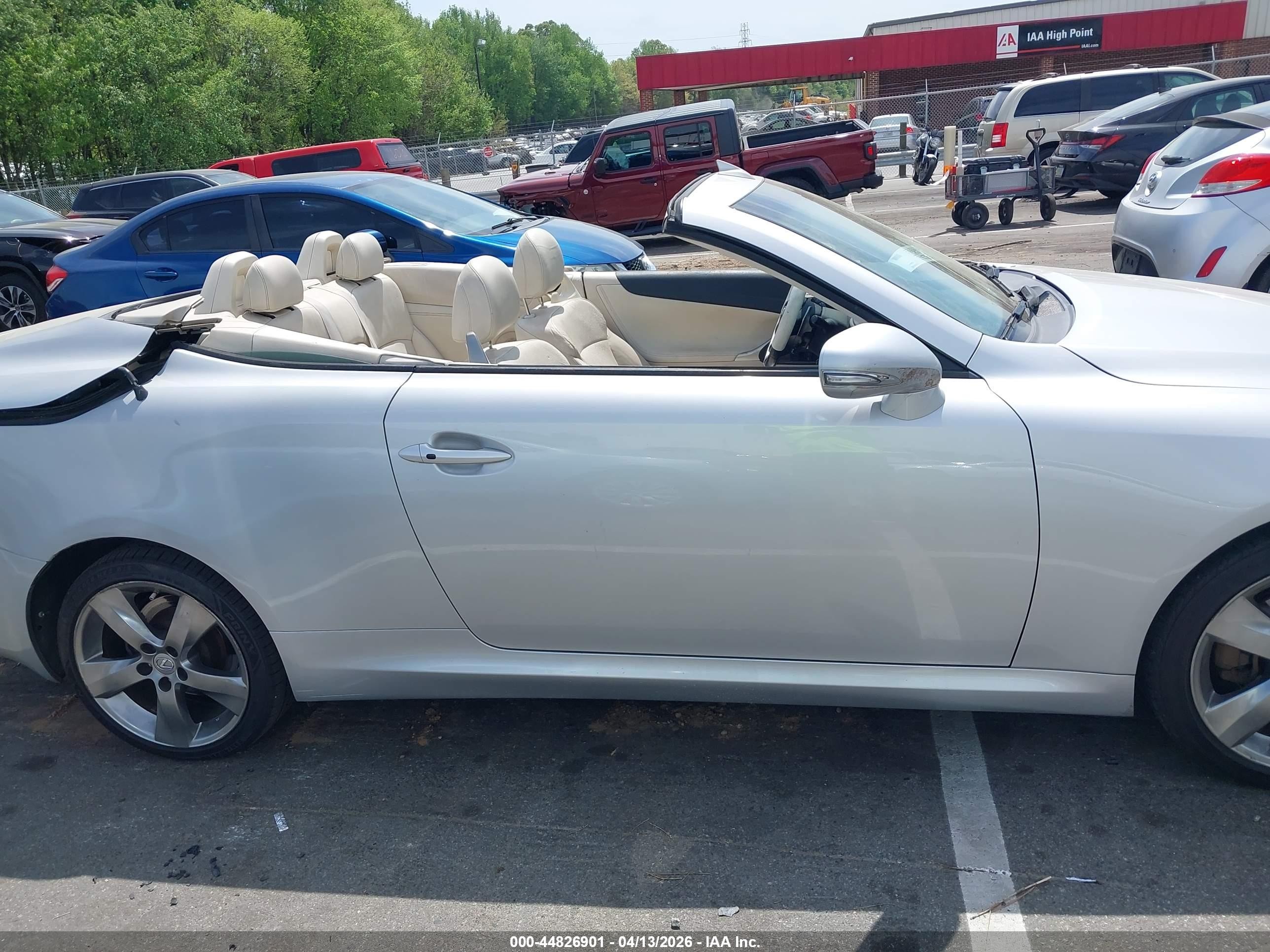2010 Lexus Is 250c   Silver vin: JTHFF2C2XA2513858