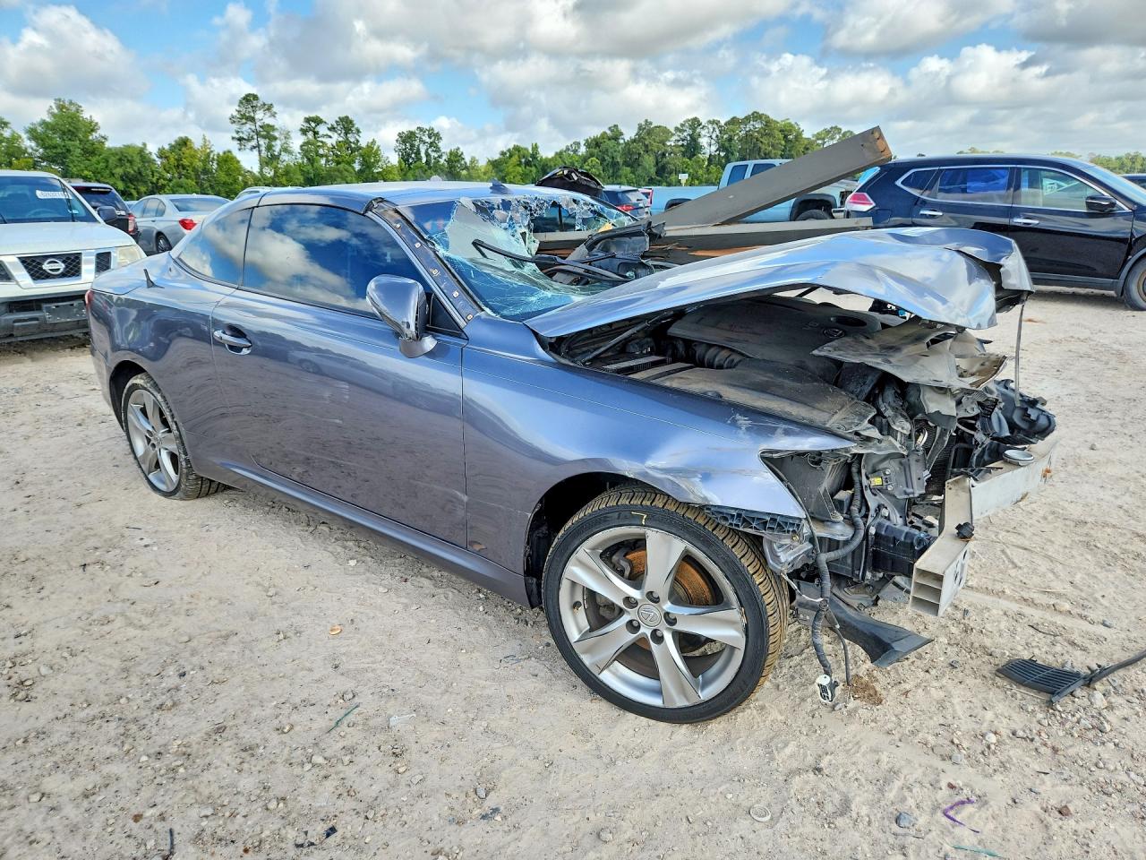 2012 Lexus Is 250c Base Серый vin: JTHFF2C2XC2522420