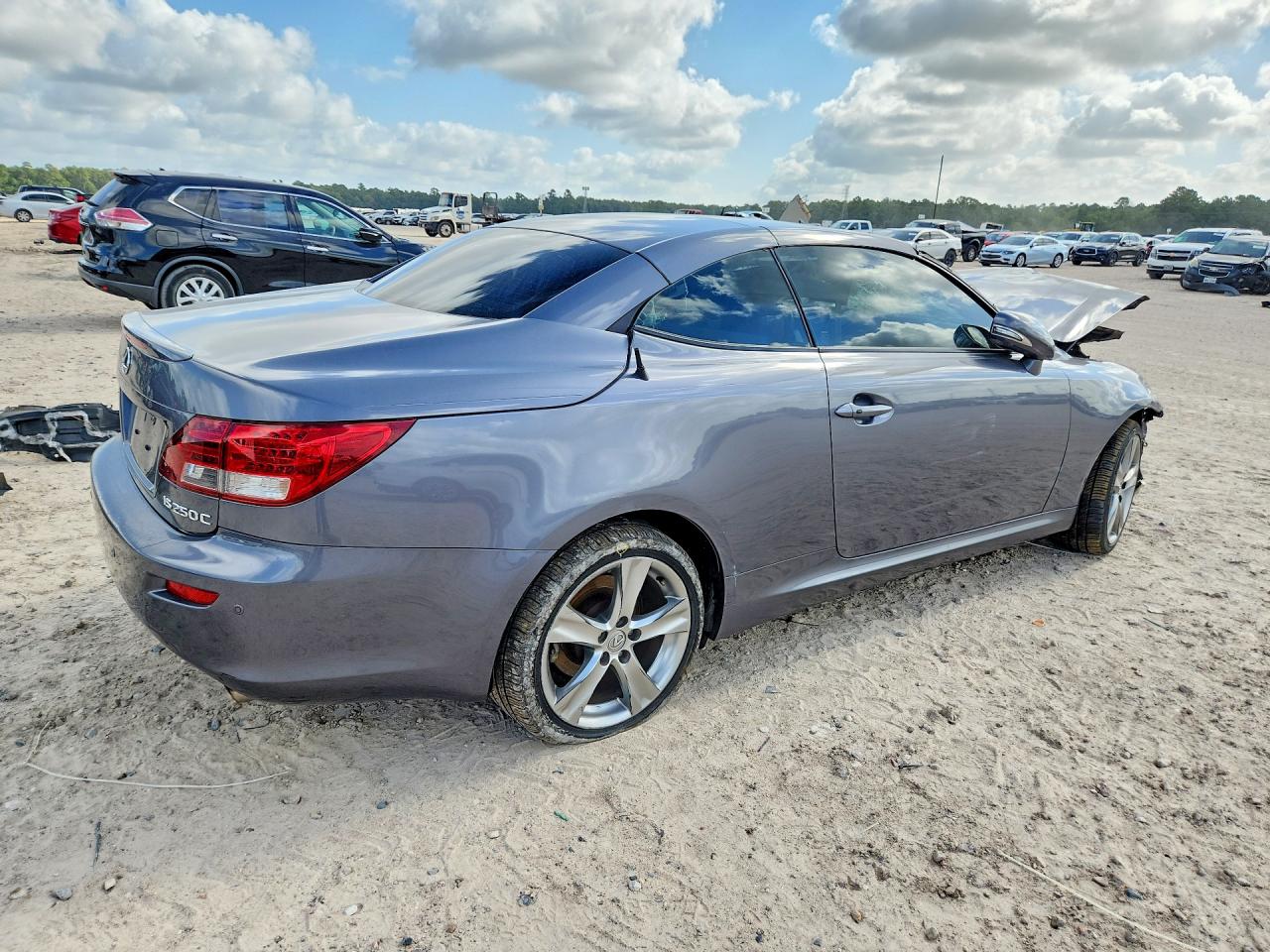 2012 Lexus Is 250c Base Серый vin: JTHFF2C2XC2522420