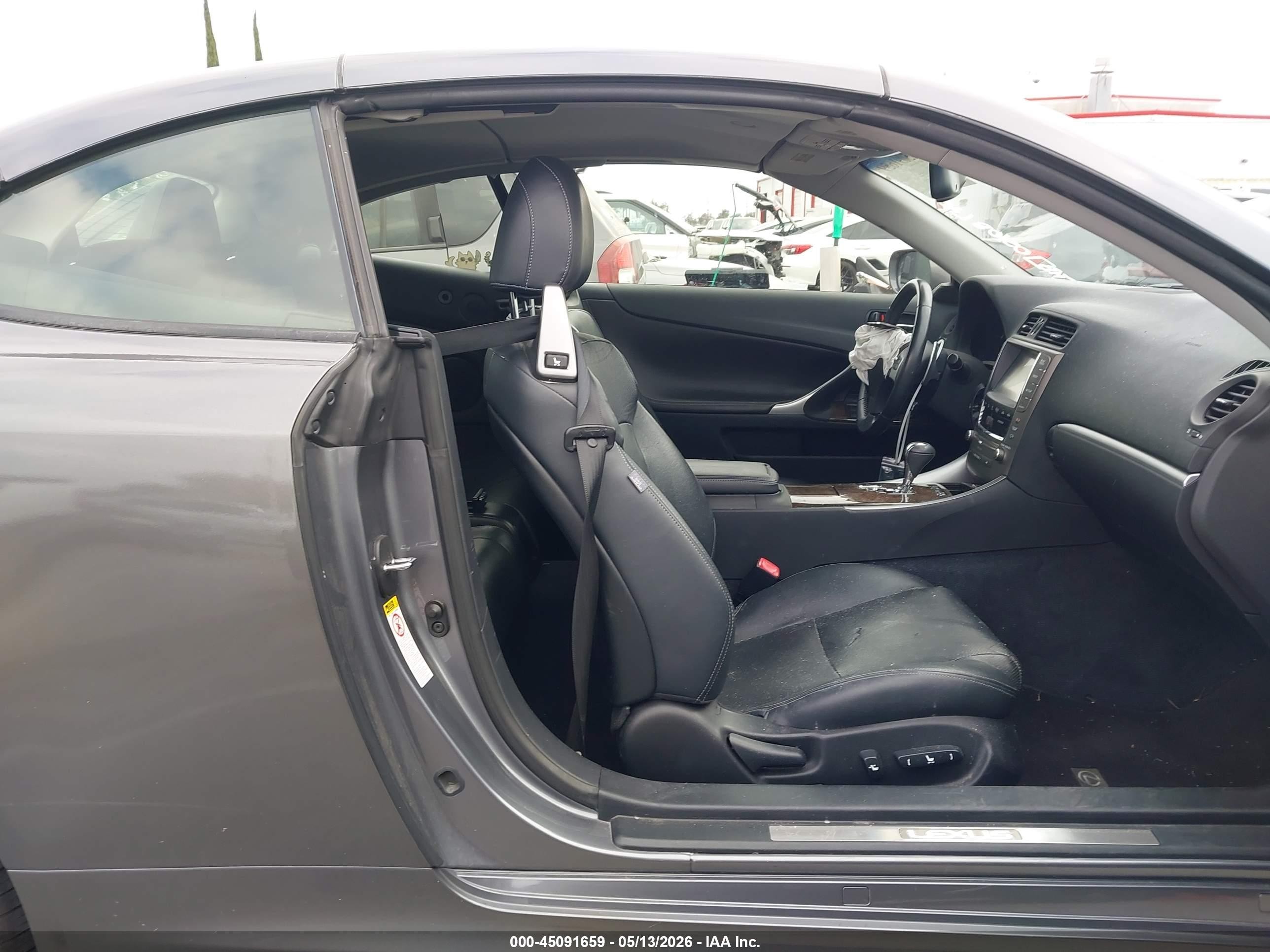 2015 Lexus Is 250c Gray vin: JTHFF2C2XF2532045