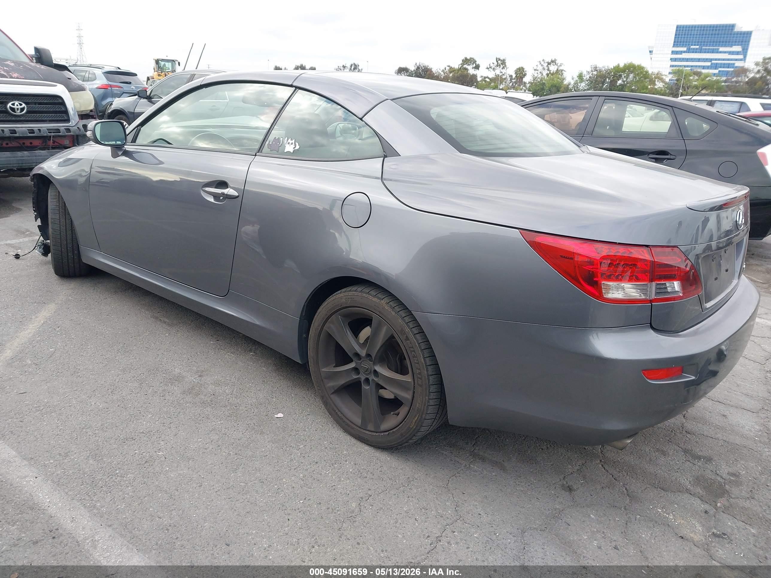 2015 Lexus Is 250c Gray vin: JTHFF2C2XF2532045