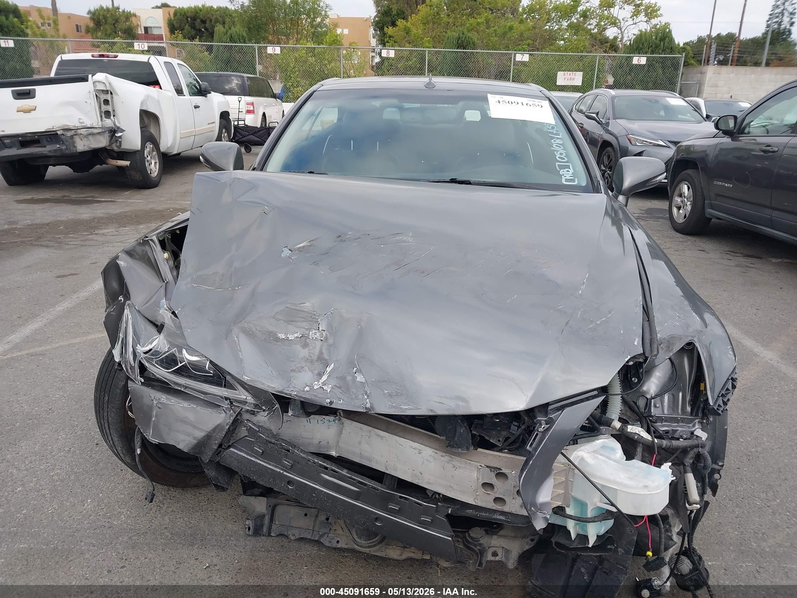 2015 Lexus Is 250c Gray vin: JTHFF2C2XF2532045
