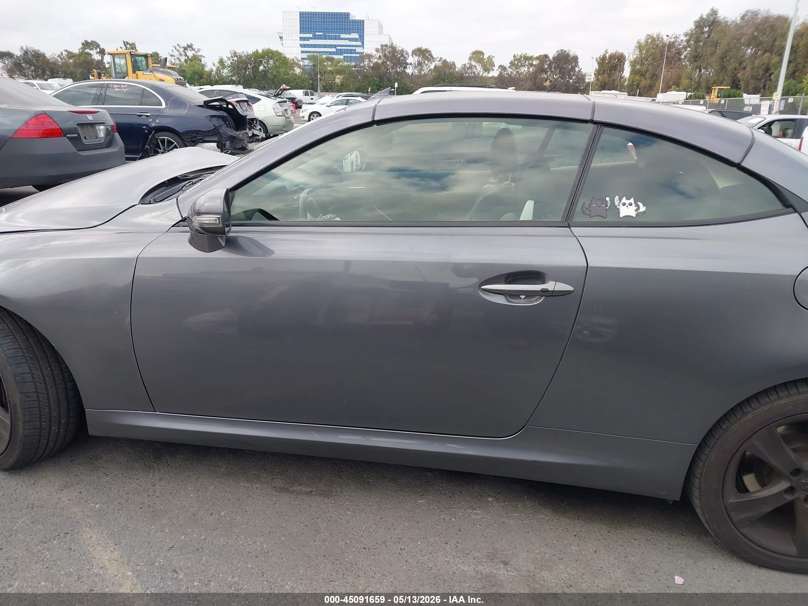 2015 Lexus Is 250c Gray vin: JTHFF2C2XF2532045