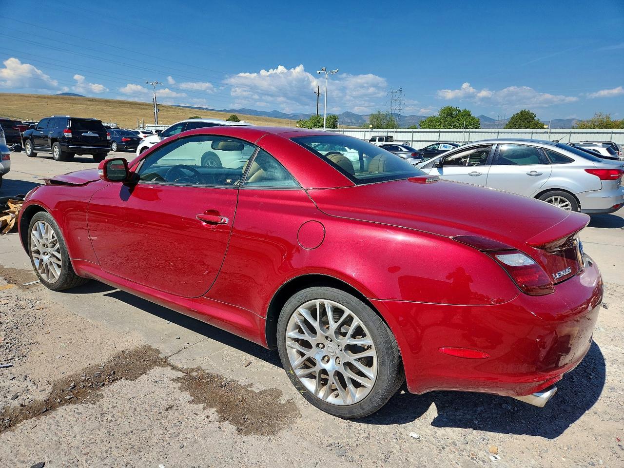 2010 Lexus Sc 430 Red vin: JTHFN2EY8A9021602