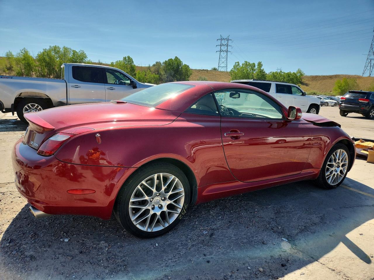 2010 Lexus Sc 430 Red vin: JTHFN2EY8A9021602