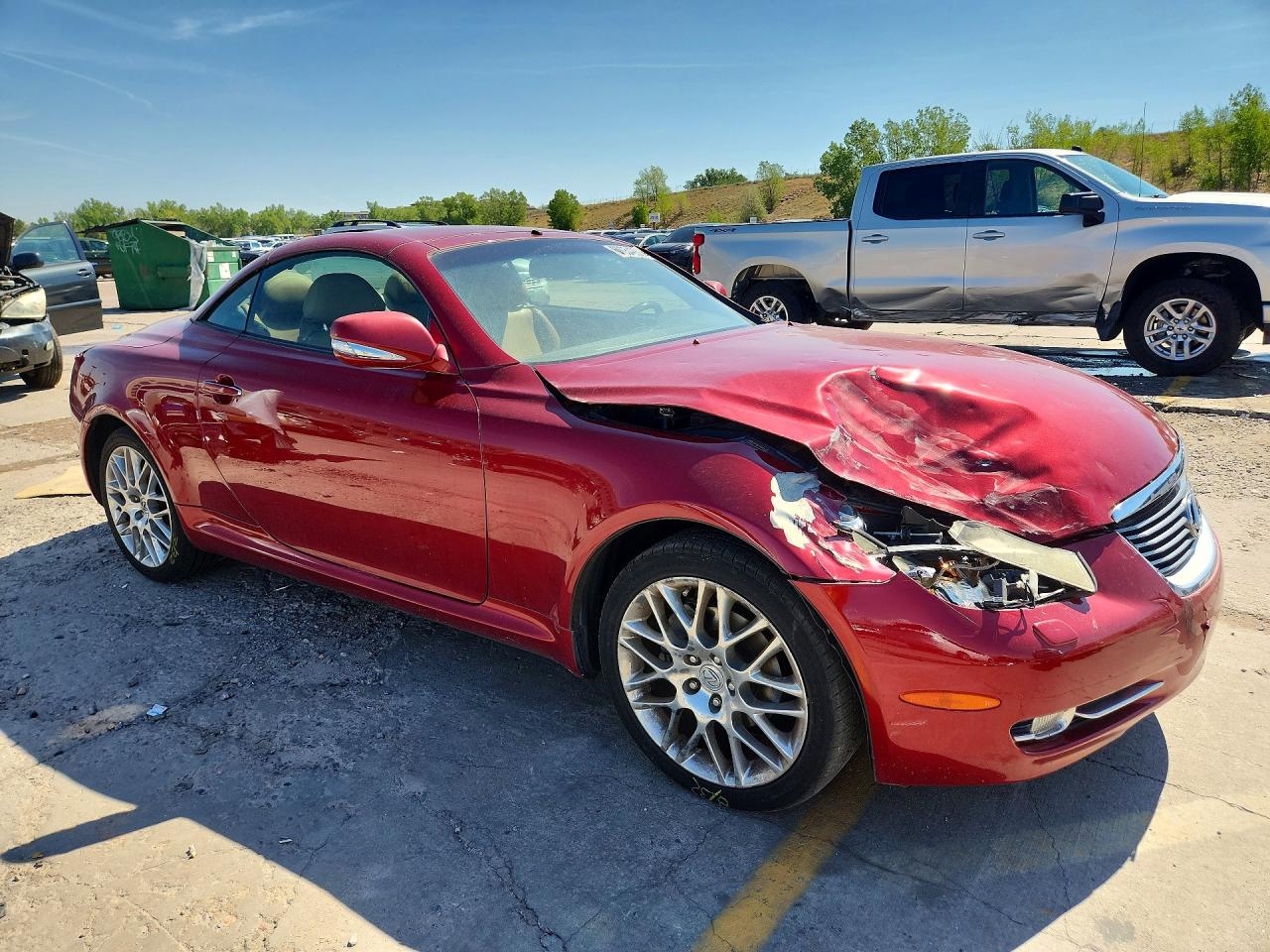 2010 Lexus Sc 430 Red vin: JTHFN2EY8A9021602