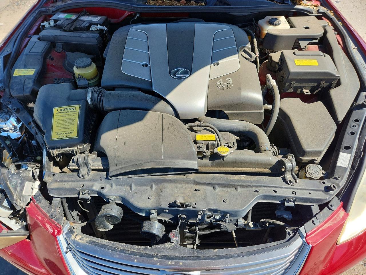 2010 Lexus Sc 430 Red vin: JTHFN2EY8A9021602