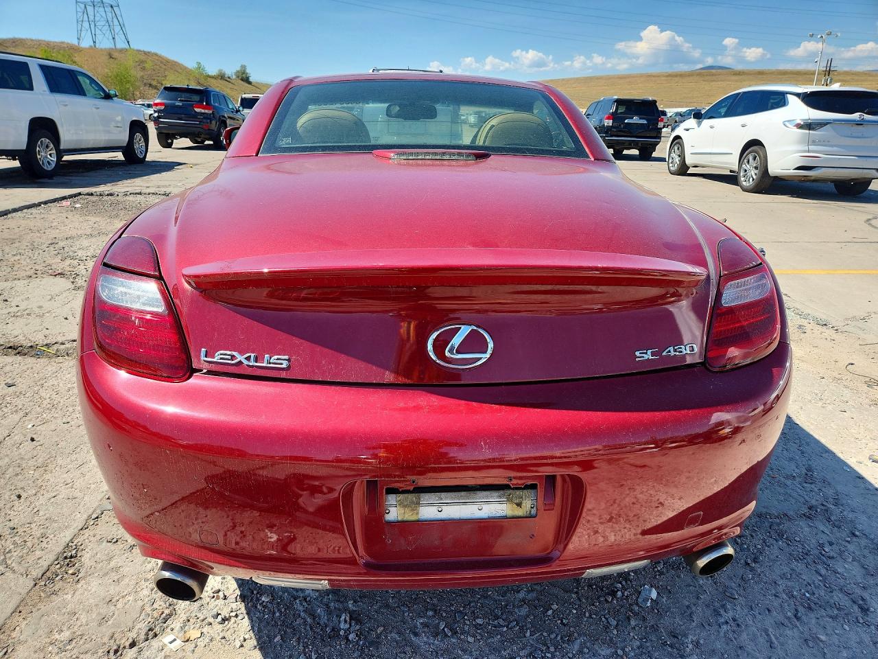 2010 Lexus Sc 430 Red vin: JTHFN2EY8A9021602