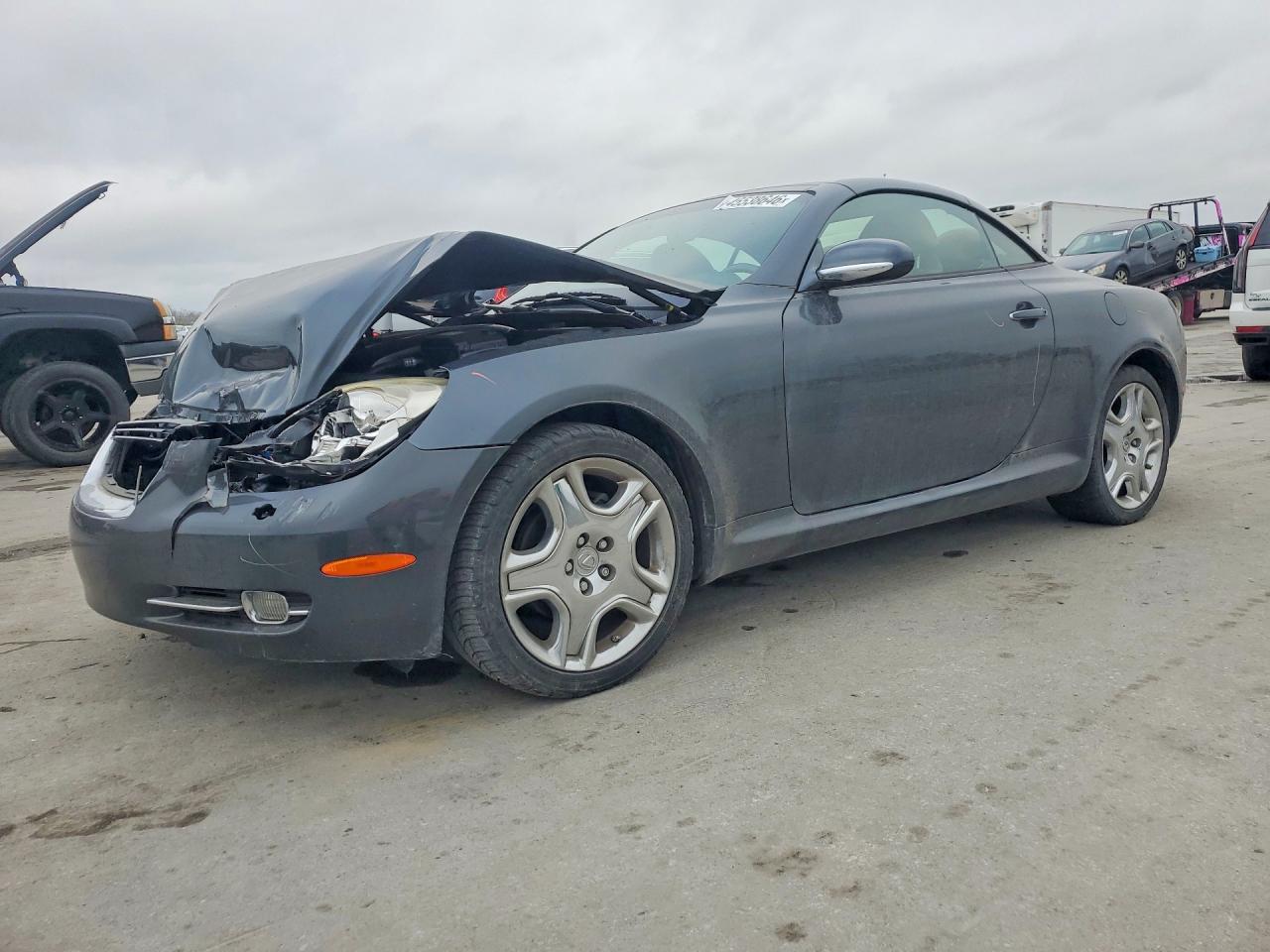 2008 Lexus Sc 430 Base Gray vin: JTHFN45Y089020207