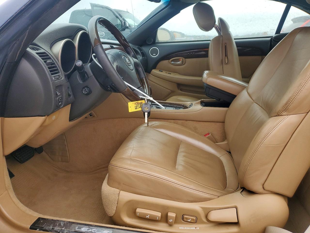 2008 Lexus Sc 430 Base Gray vin: JTHFN45Y089020207