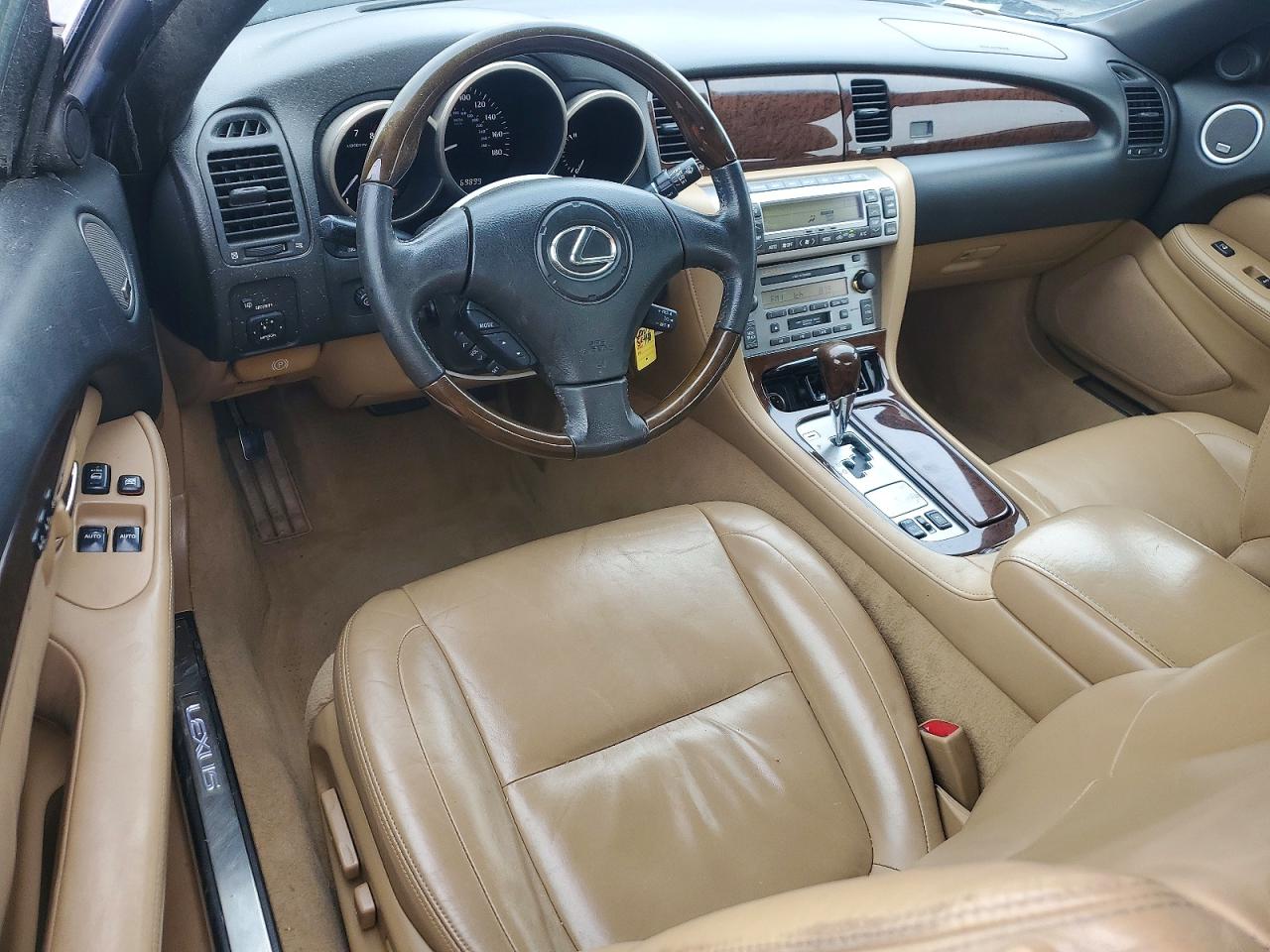 2008 Lexus Sc 430 Base Gray vin: JTHFN45Y089020207